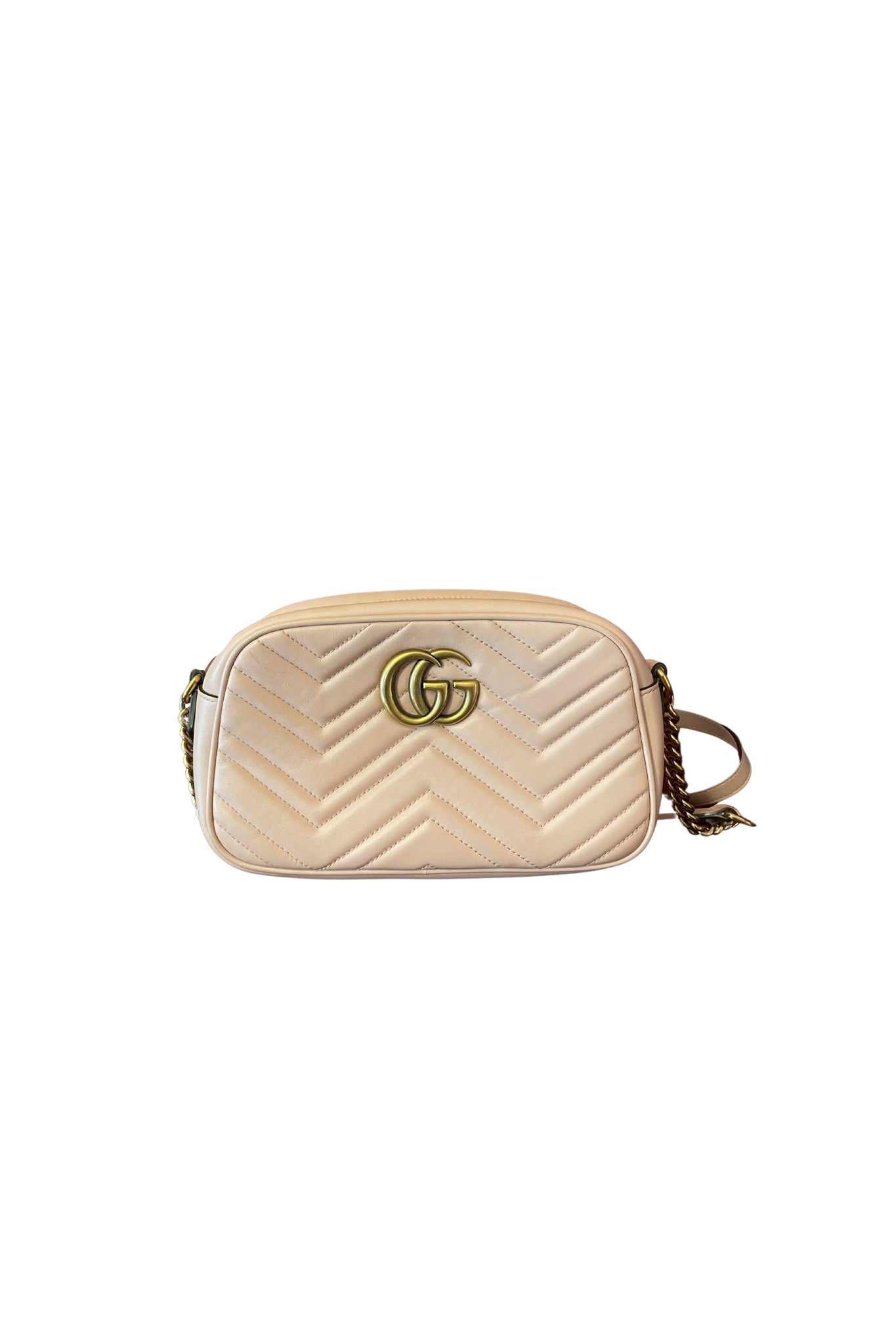 Gucci Small GG Marmont Matelassé Leather Bag