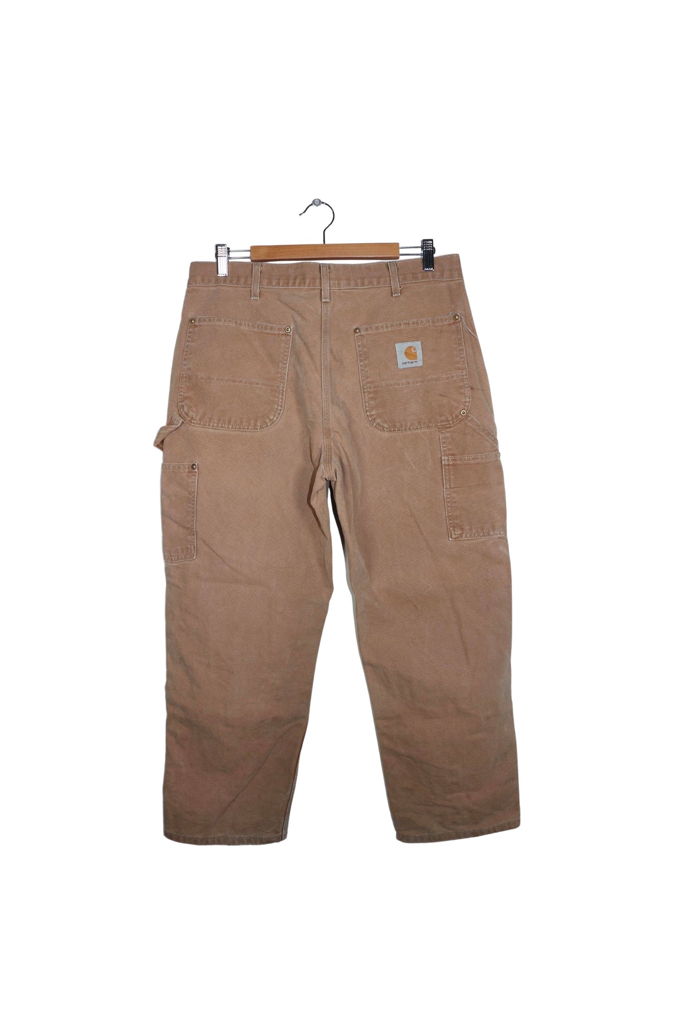 Vintage Carhartt Double Knee Thick Light Brown Carpenter Pants