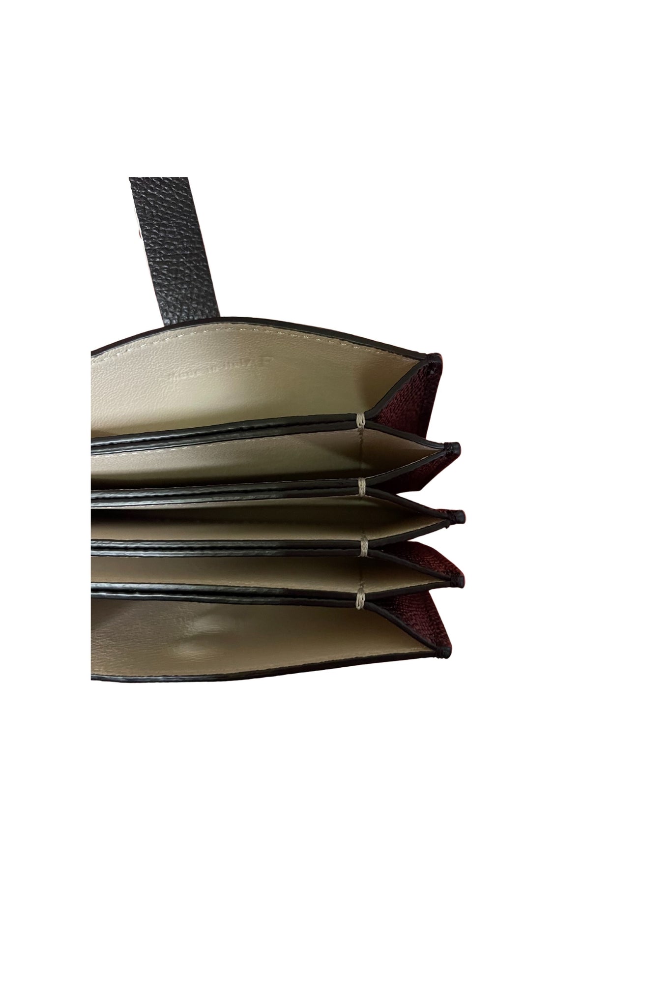 Celine Black Calfskin Leather Accordion Card Holder Wallet