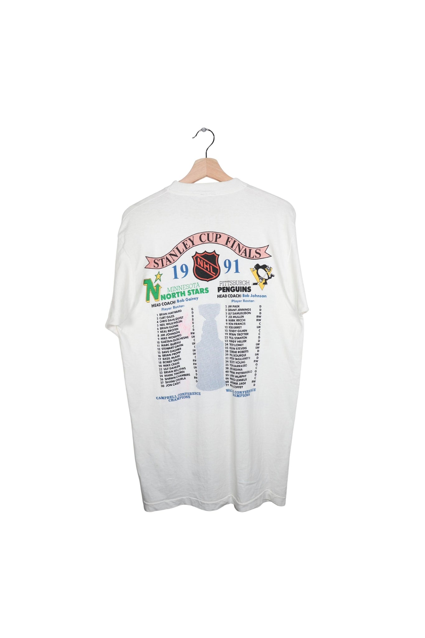 Vintage 1991 NHL Stanley Cup Finals Graphic Tee