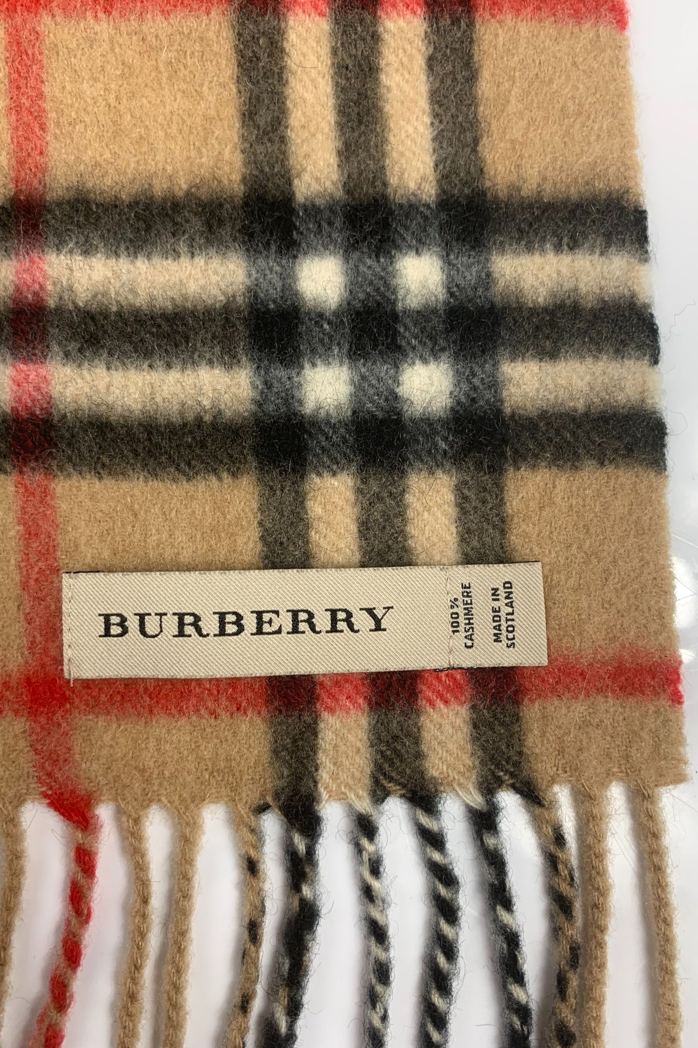Burberry Classic Check Cashmere Scarf
