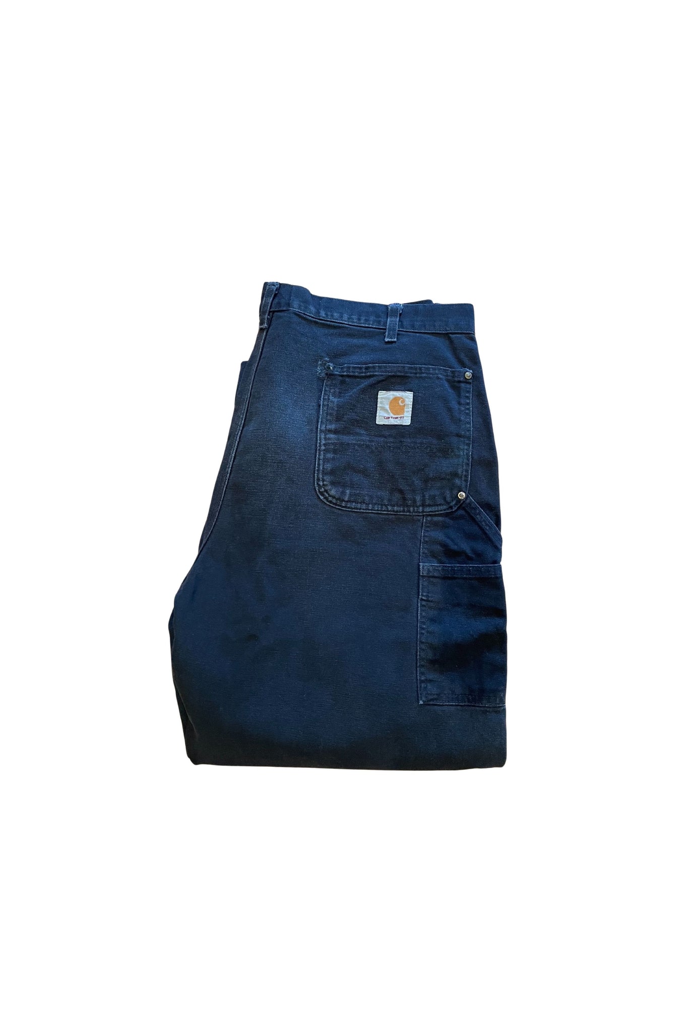 Vintage Carhartt Dark Navy Double Knee Carpenter Pant Size 36 x 32