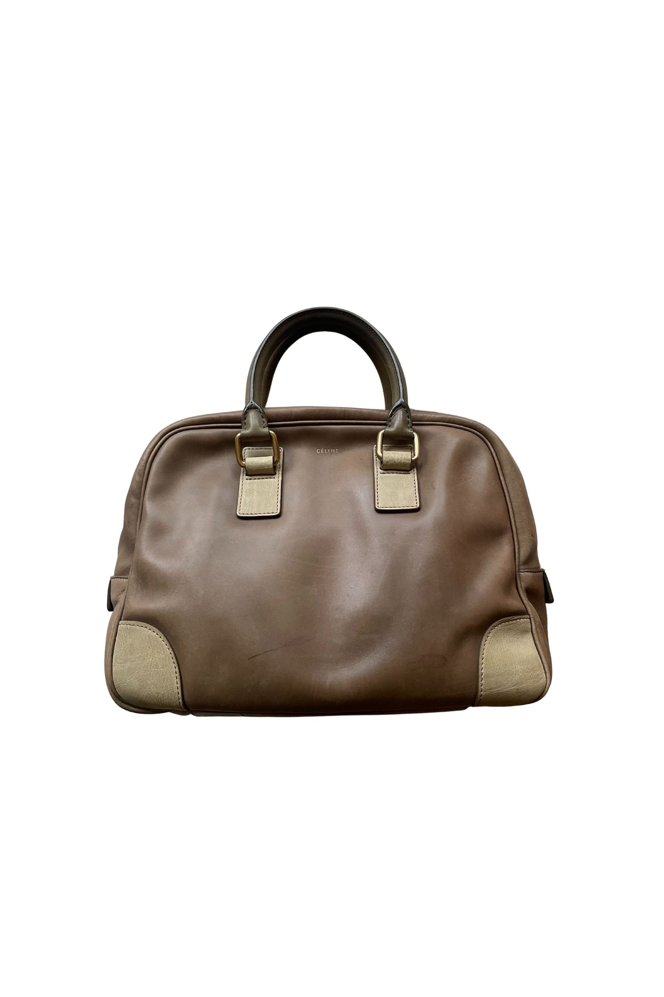 Celine Bowling Bag Small Khaki