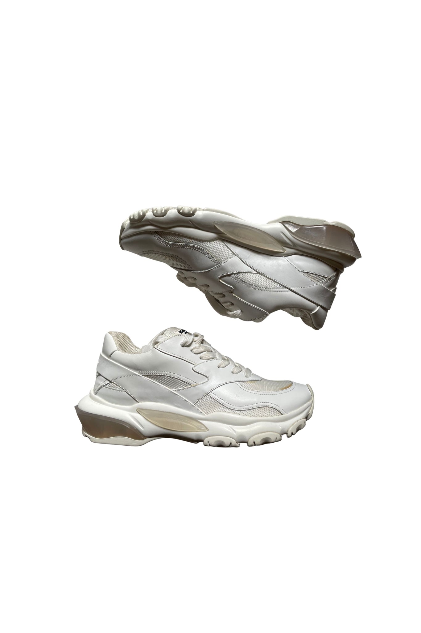 Valentino Leather and Mesh Sneaker Size 39