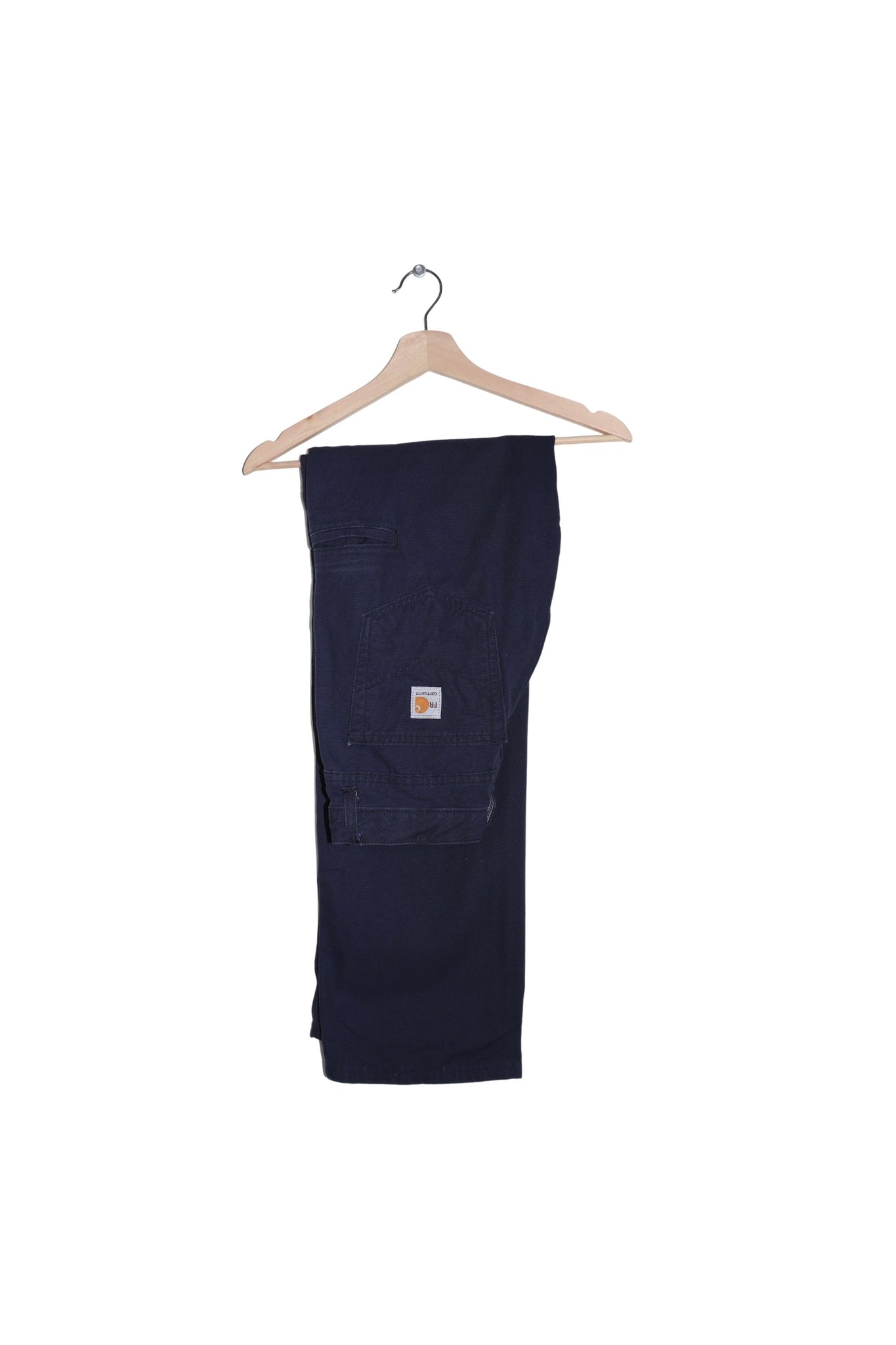 Vintage Carhartt Navy Flame Resistant Carpenter Pants (24-26)