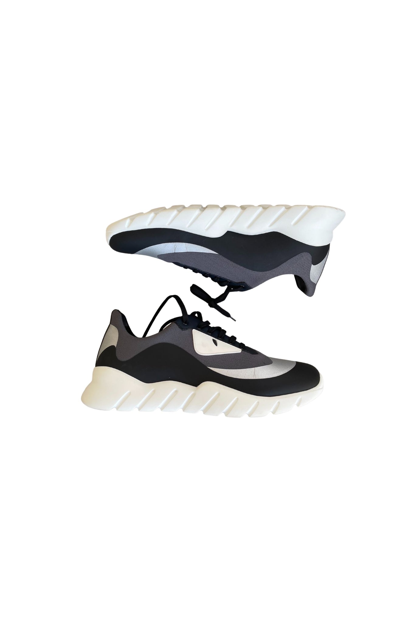 Fendi Monster Eye Sneakers Black US10