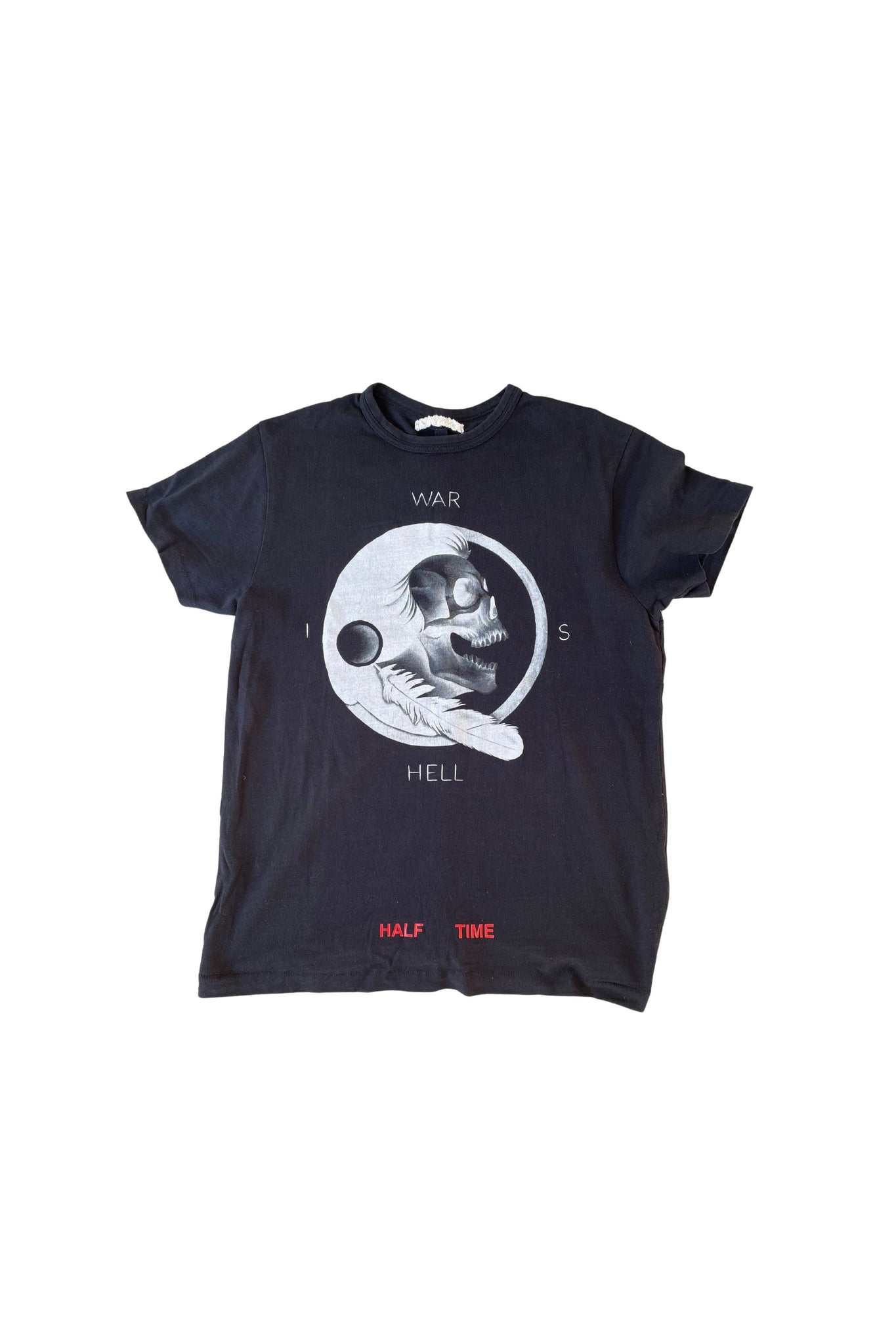 Off-White War is Hell Skull Print T-shirt (Fits M-L)