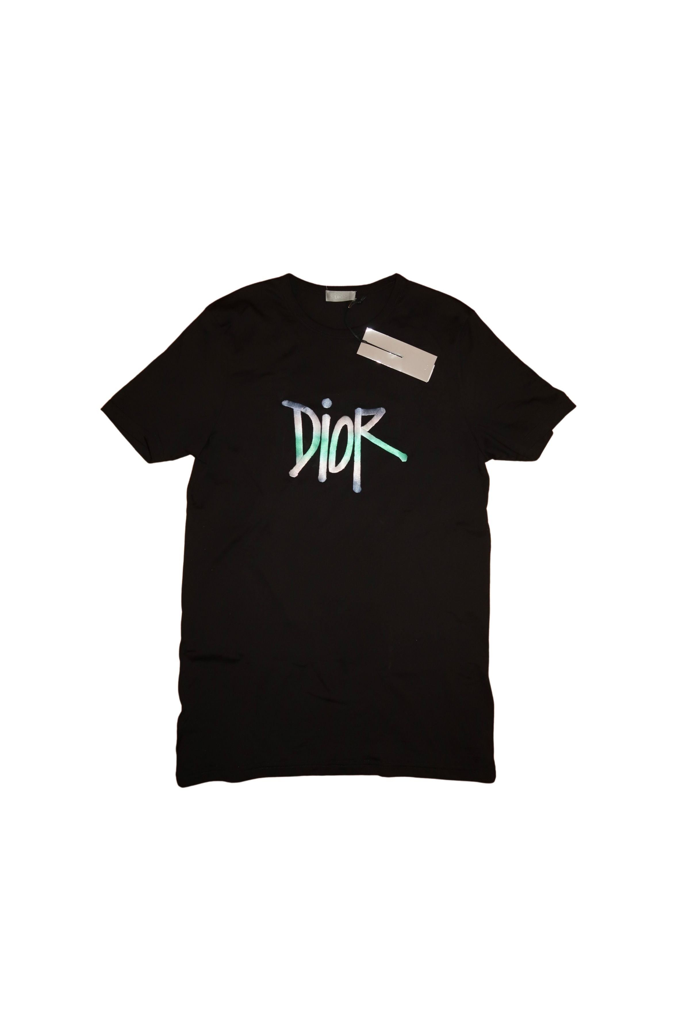 Dior x Shawn Stussy Logo T-Shirt Size Small