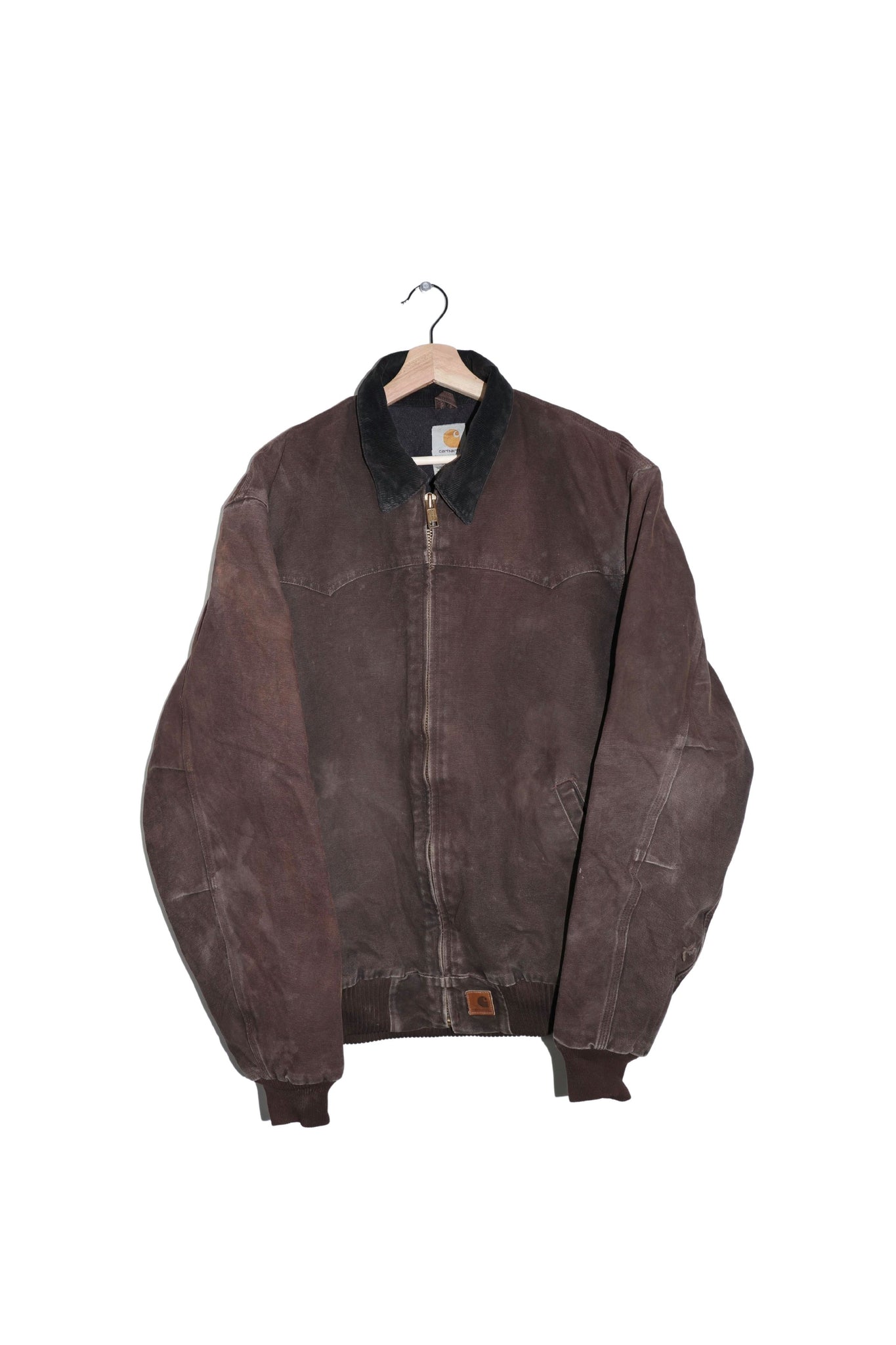 Vintage Carhartt Quilted Corduroy Thick Trucker Jacket (L-XL)
