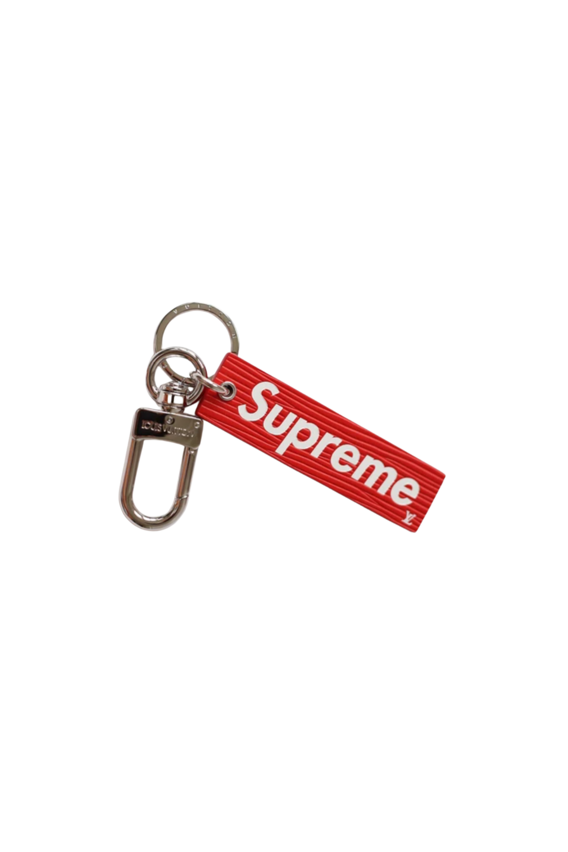 LOUIS VUITTON X SUPREME Epi Key Chain Bag Charm Red 231325