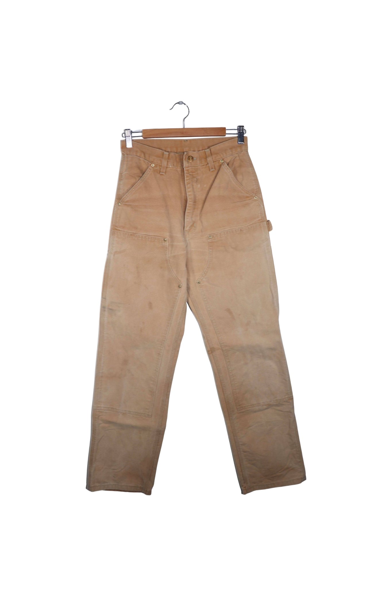 Vintage Carhartt Light Brown Double Knee Pants 30 X 34