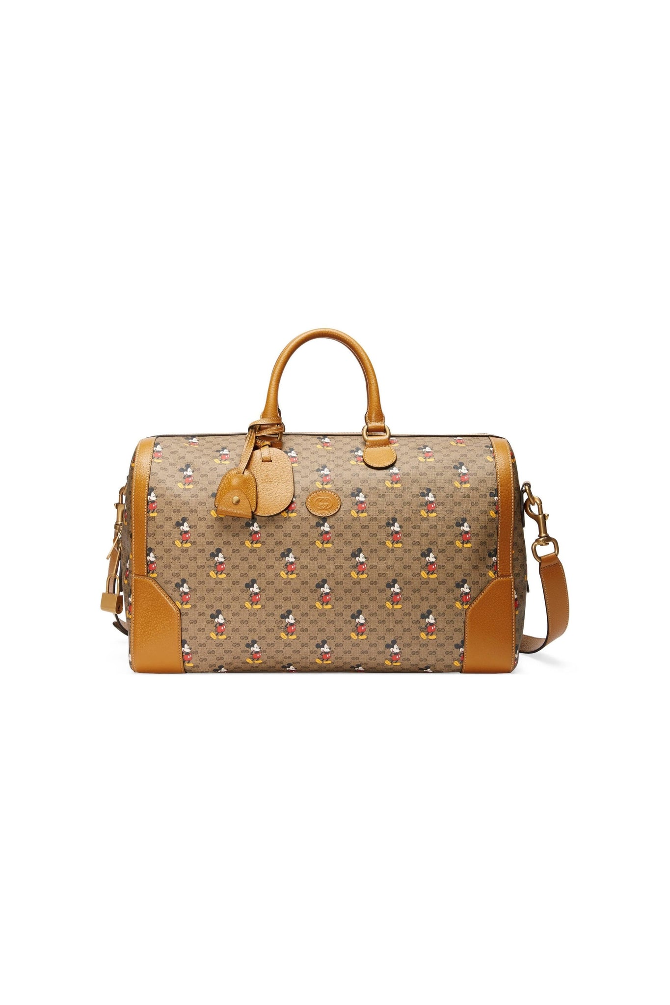 Gucci Disney Mickey Mouse-Print Carry-on Duffle Bag