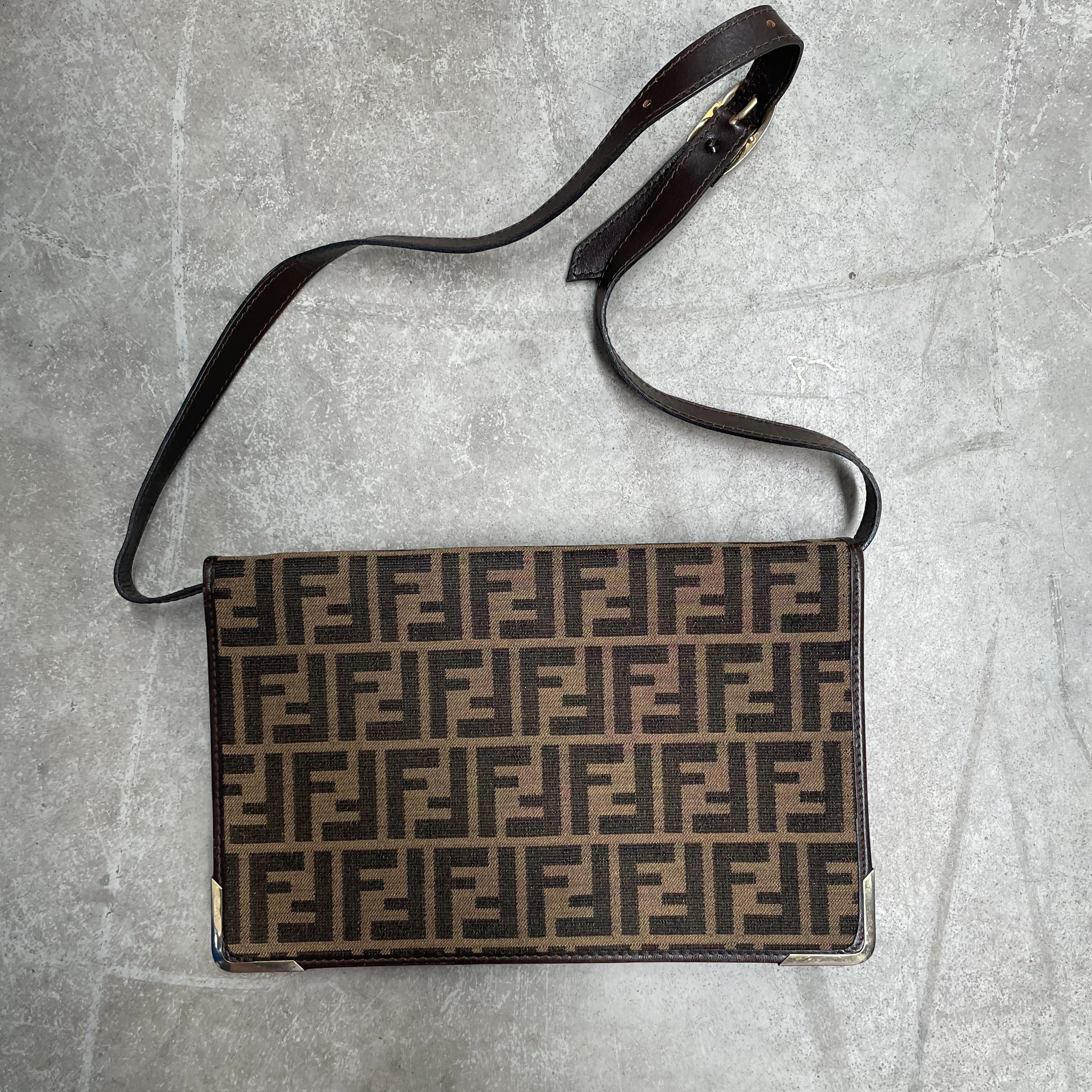Fendi Crossbody Bag Canvas