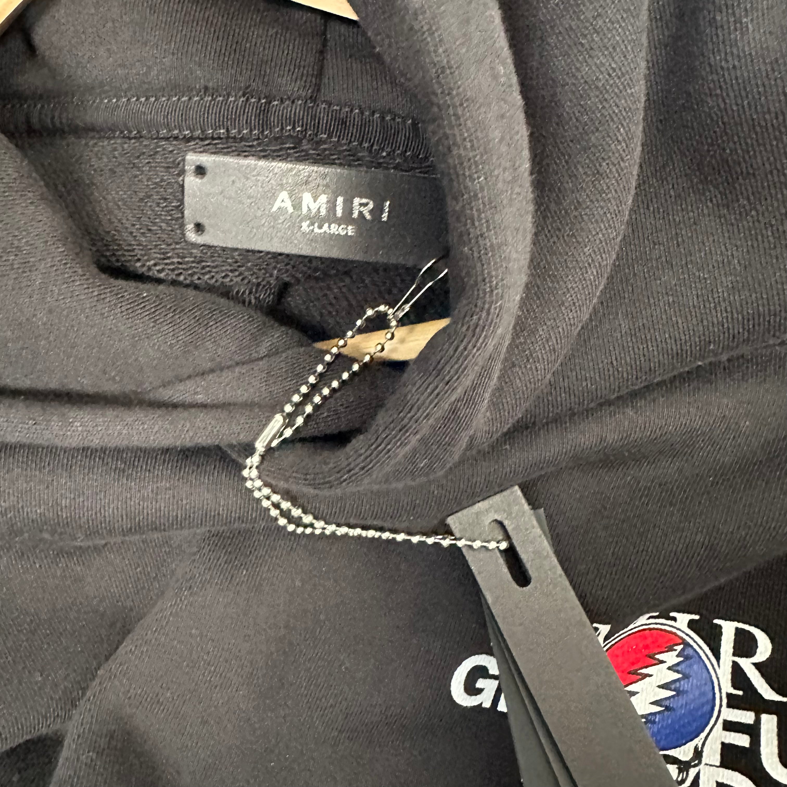 Amiri Grateful Dead Bones Hoodie in Black XL Curated by Charbel