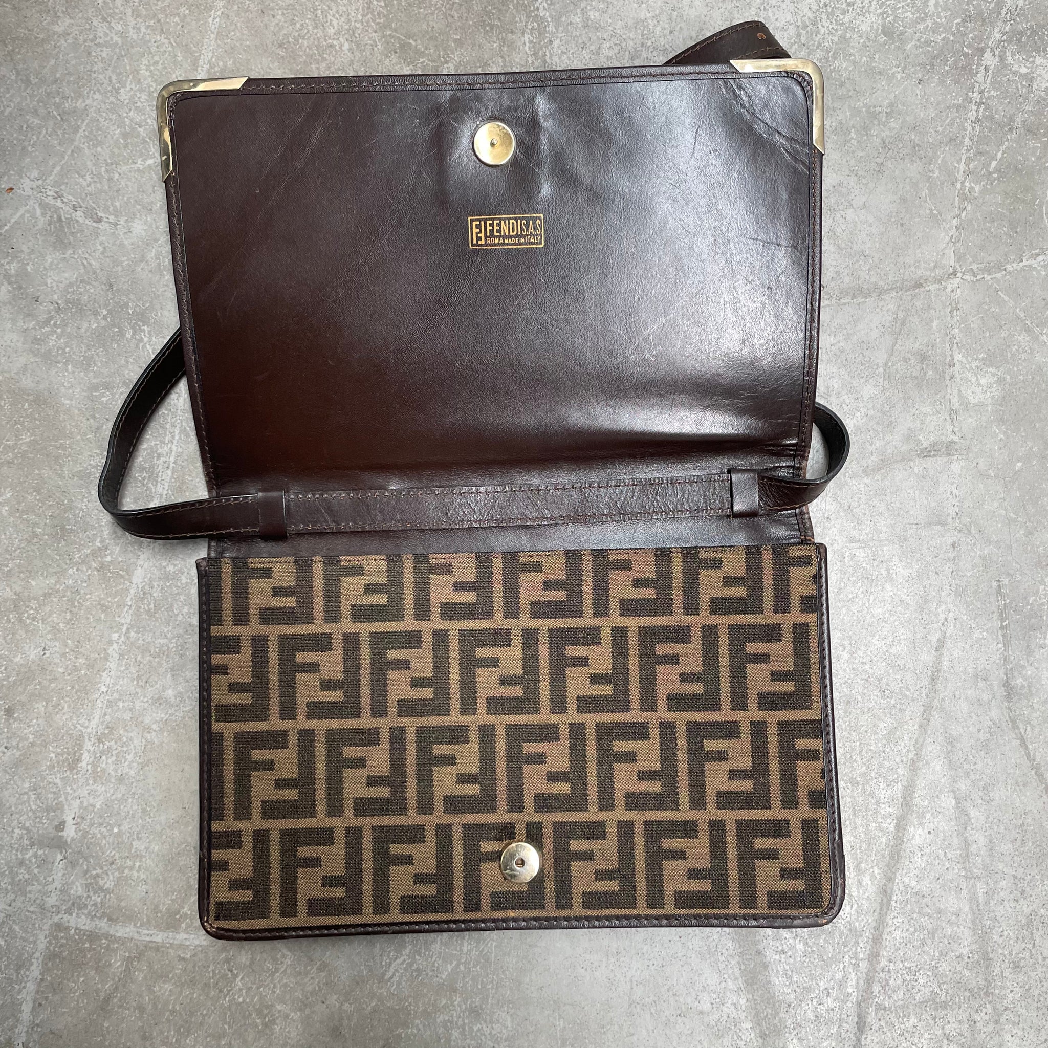 Fendi Crossbody Bag Canvas