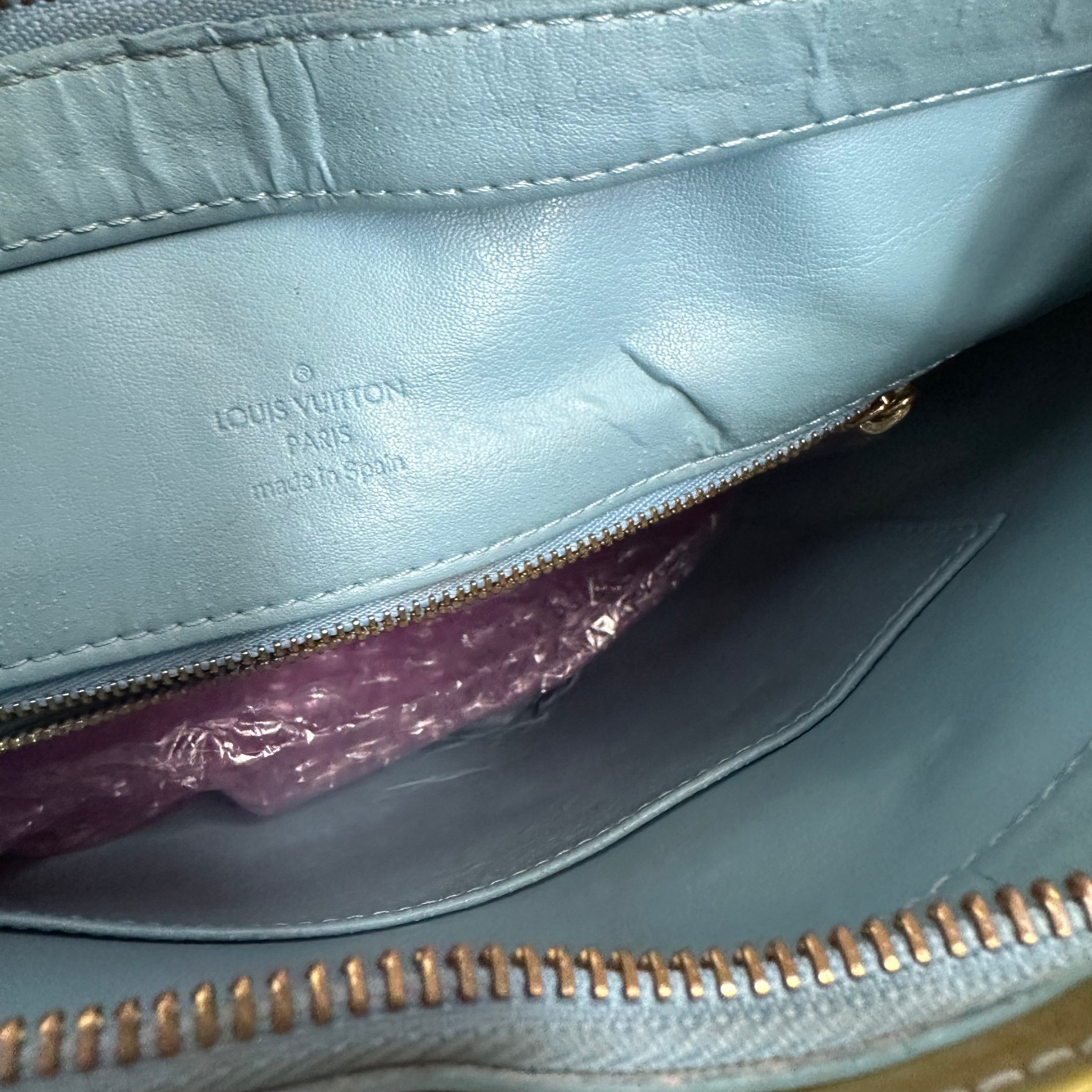 Louis Vuitton Houston Green Vernis Hand Bag