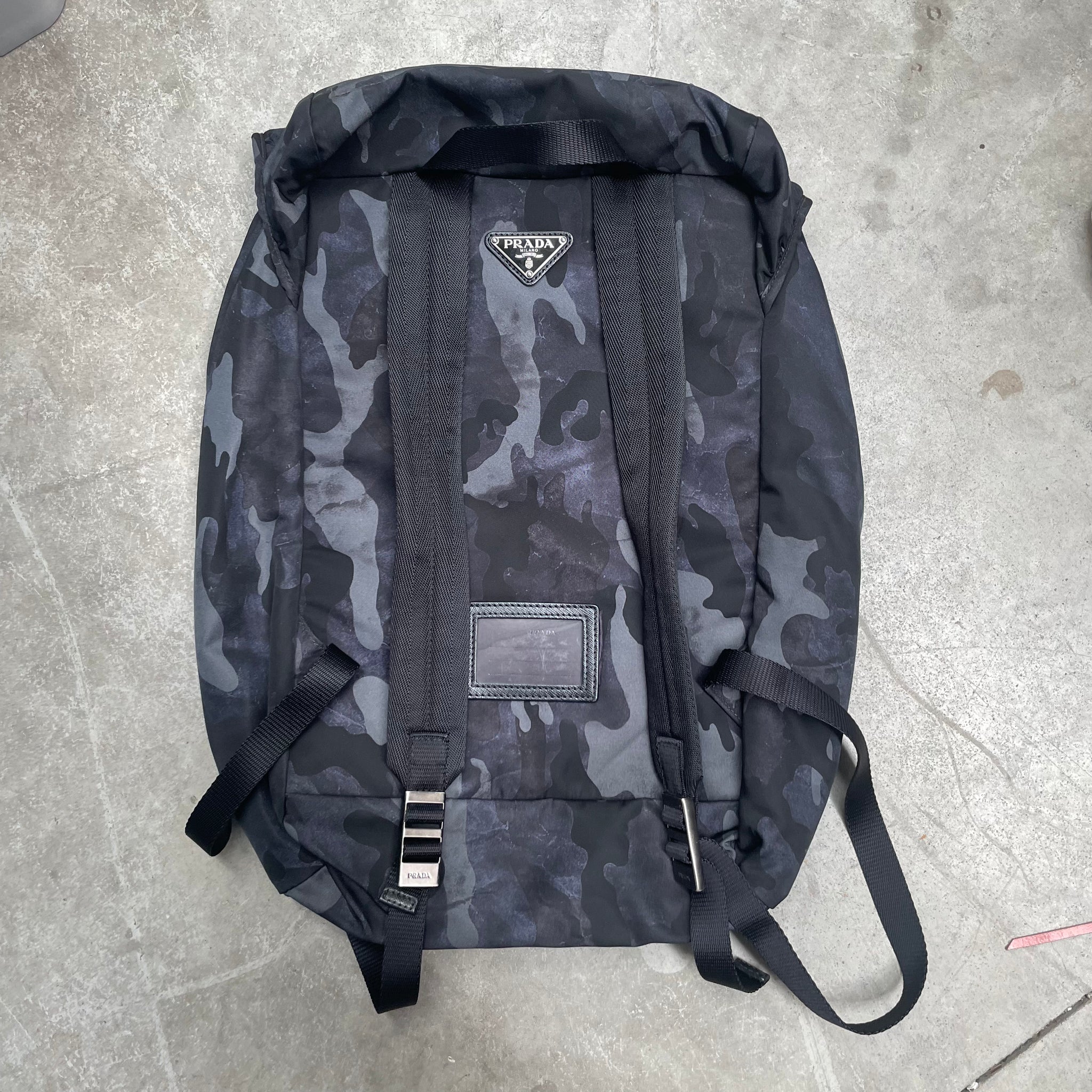 Prada BackPack Bag Nylon Camo