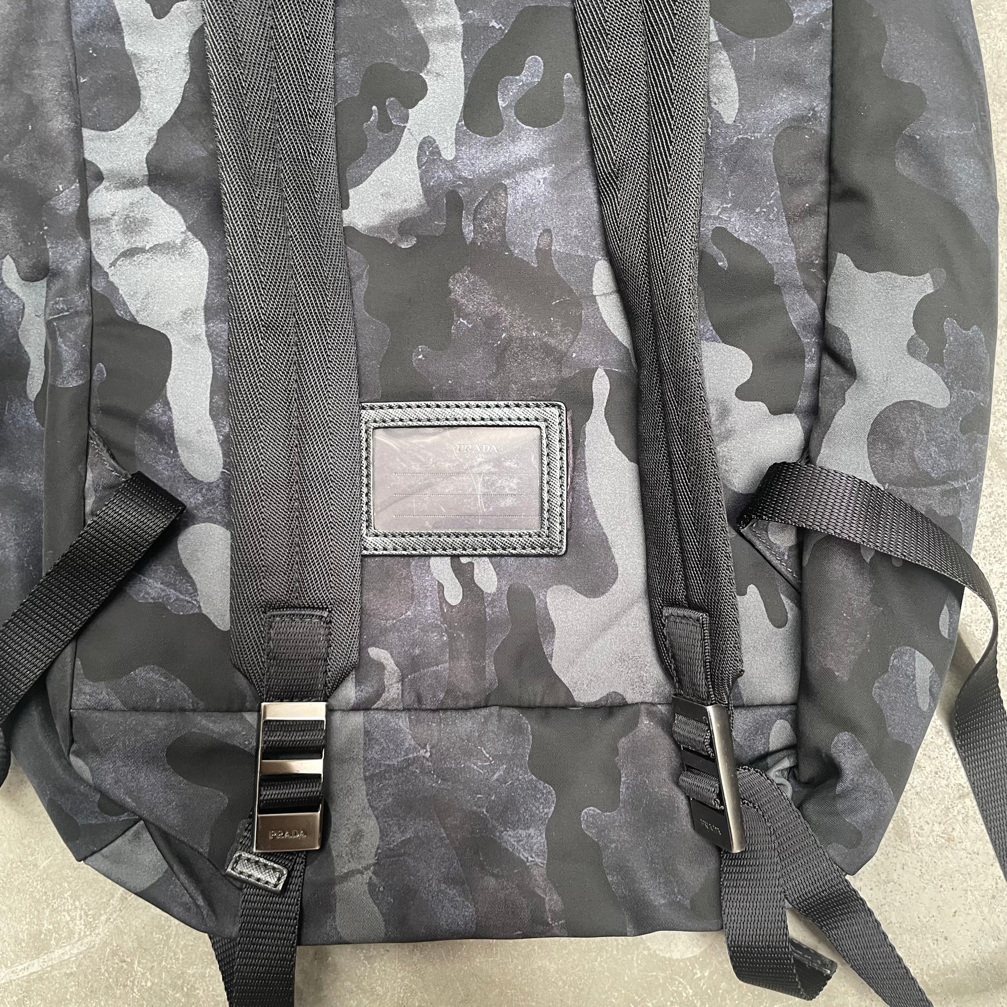 Prada BackPack Bag Nylon Camo