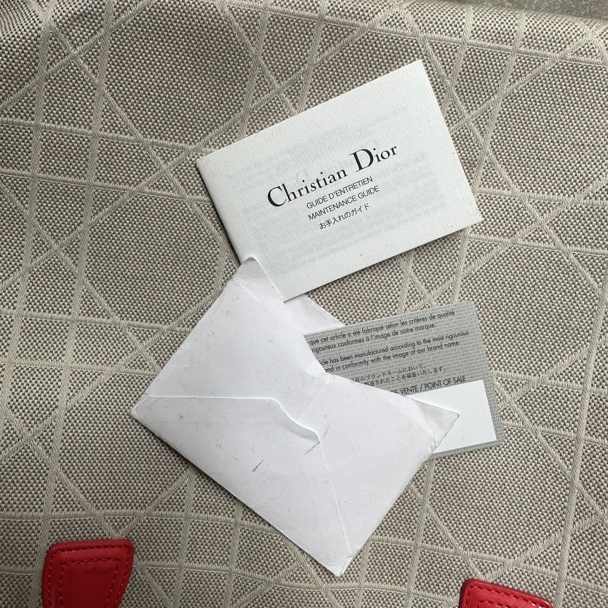 Dior Cannage Panareare Tote Bag