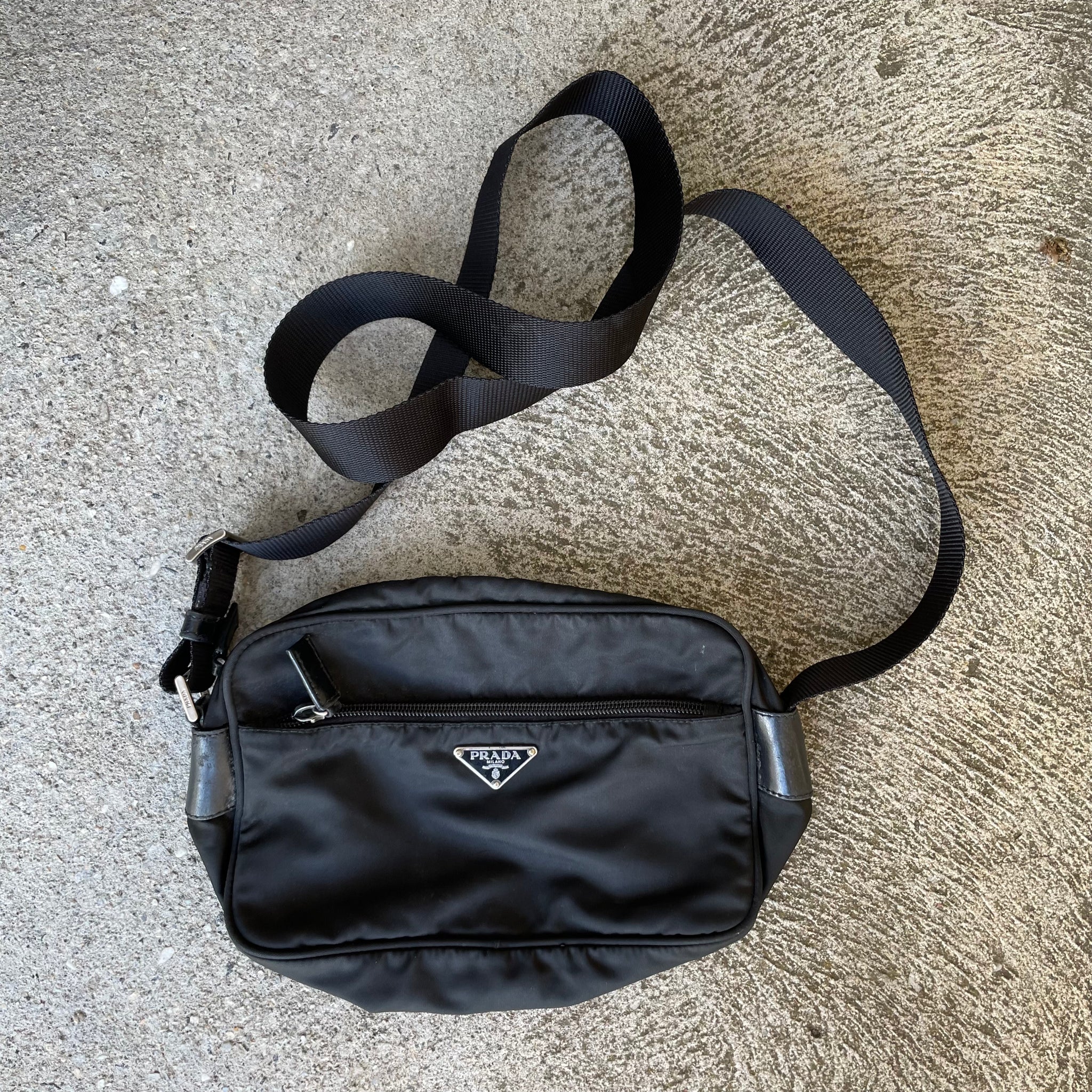 Prada Black Messenger / Crossbody Bag