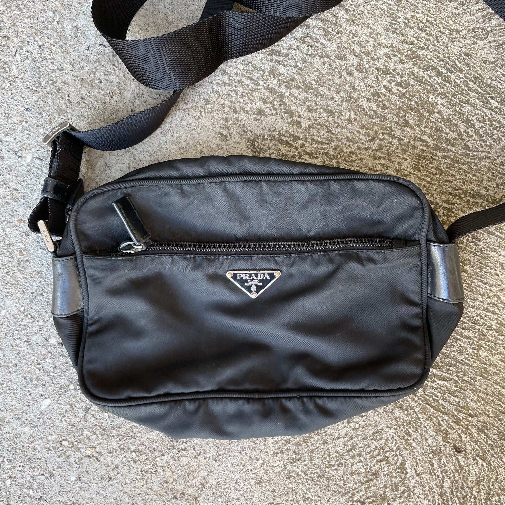 Prada Black Messenger / Crossbody Bag