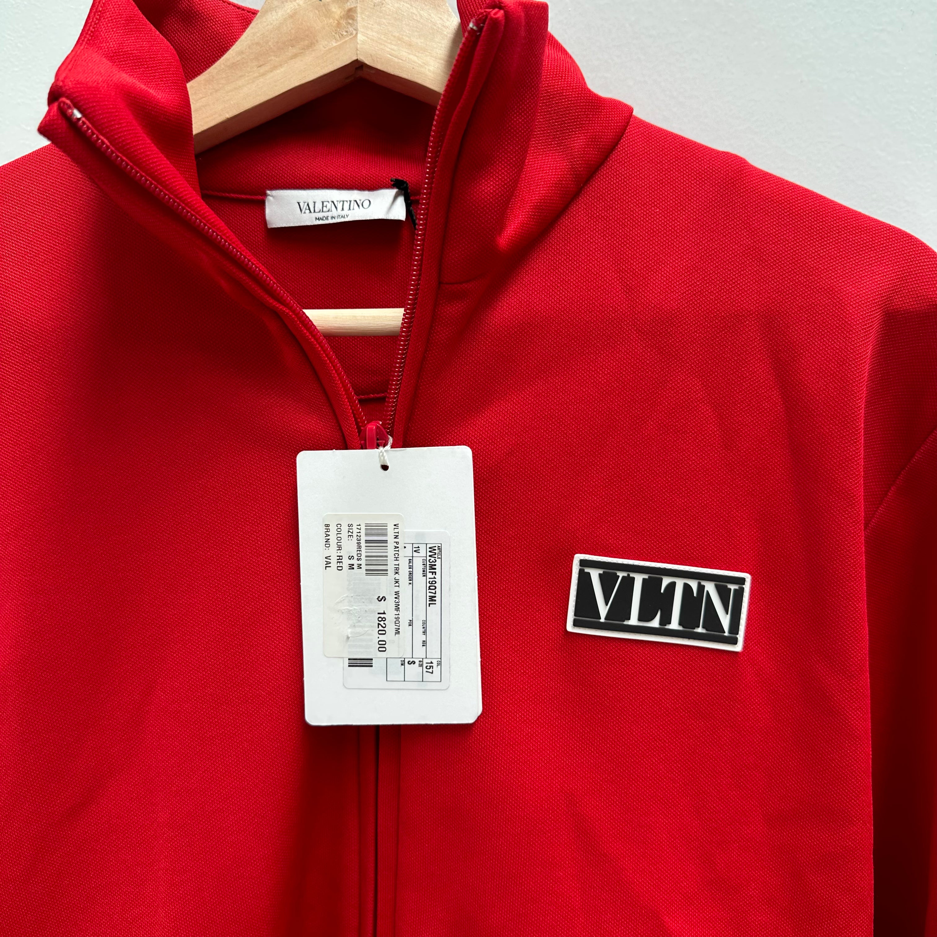 Valentino Patch Track Jacket Size Small