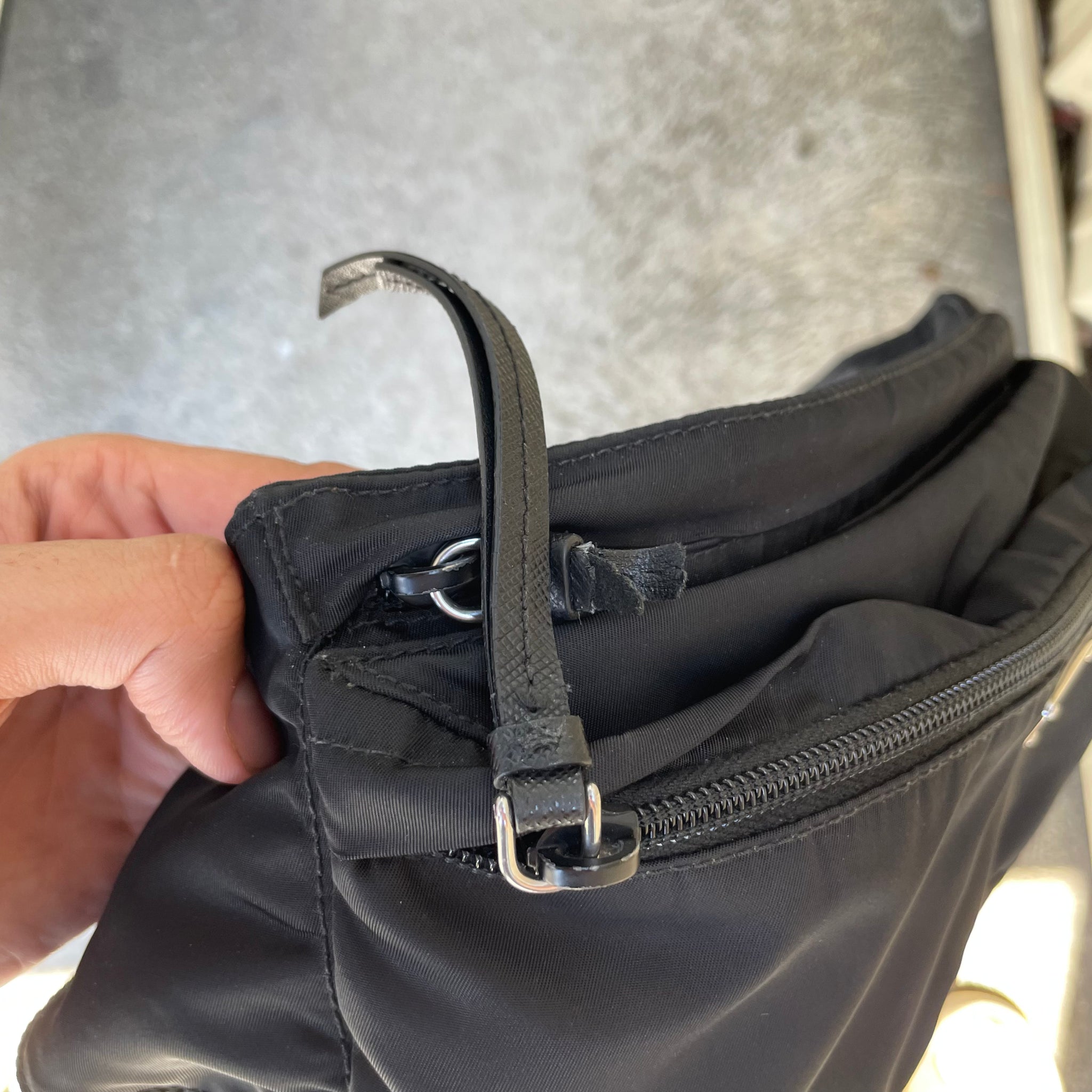 Prada Nylon Black Belt / Bum Bag
