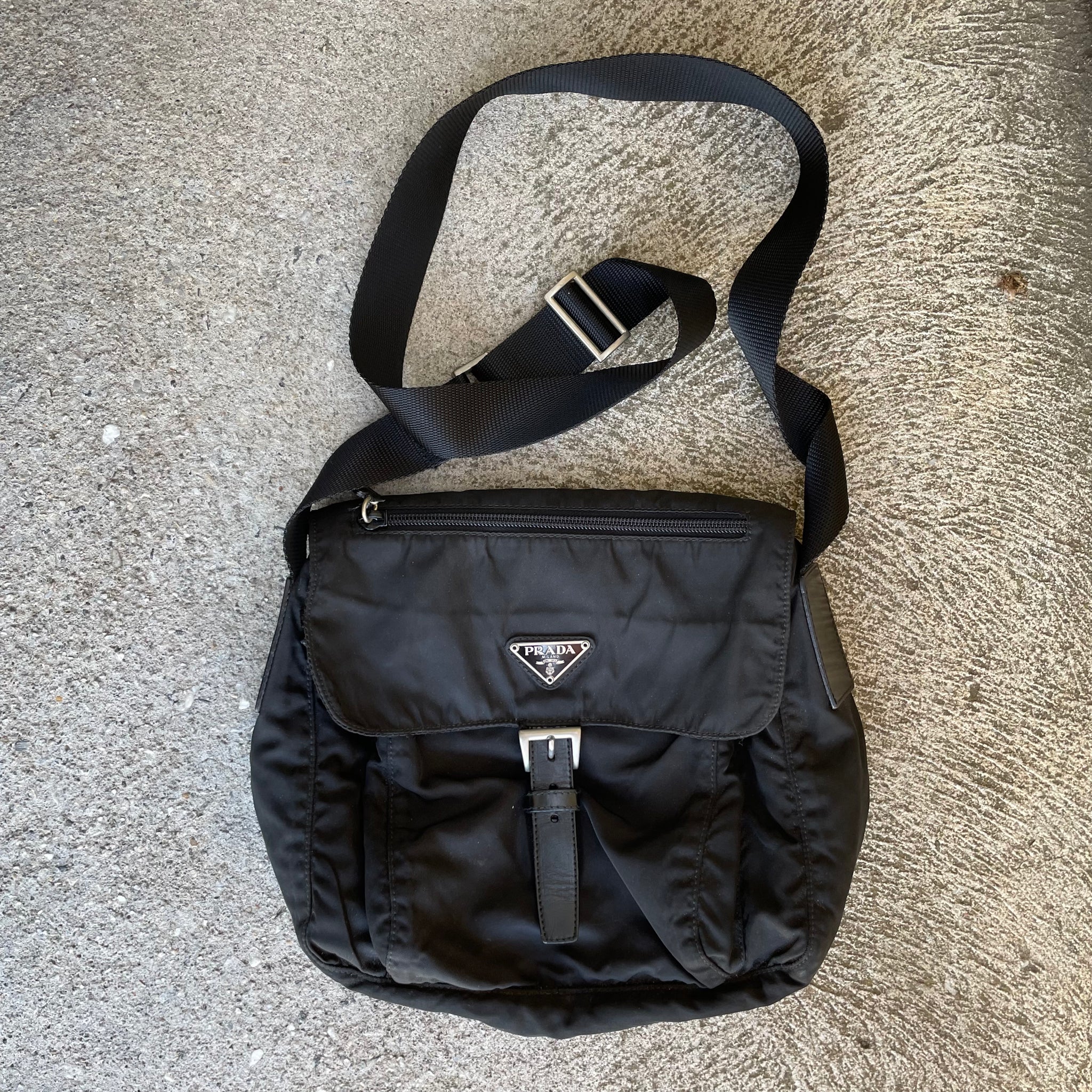 Prada Black Messenger Bag