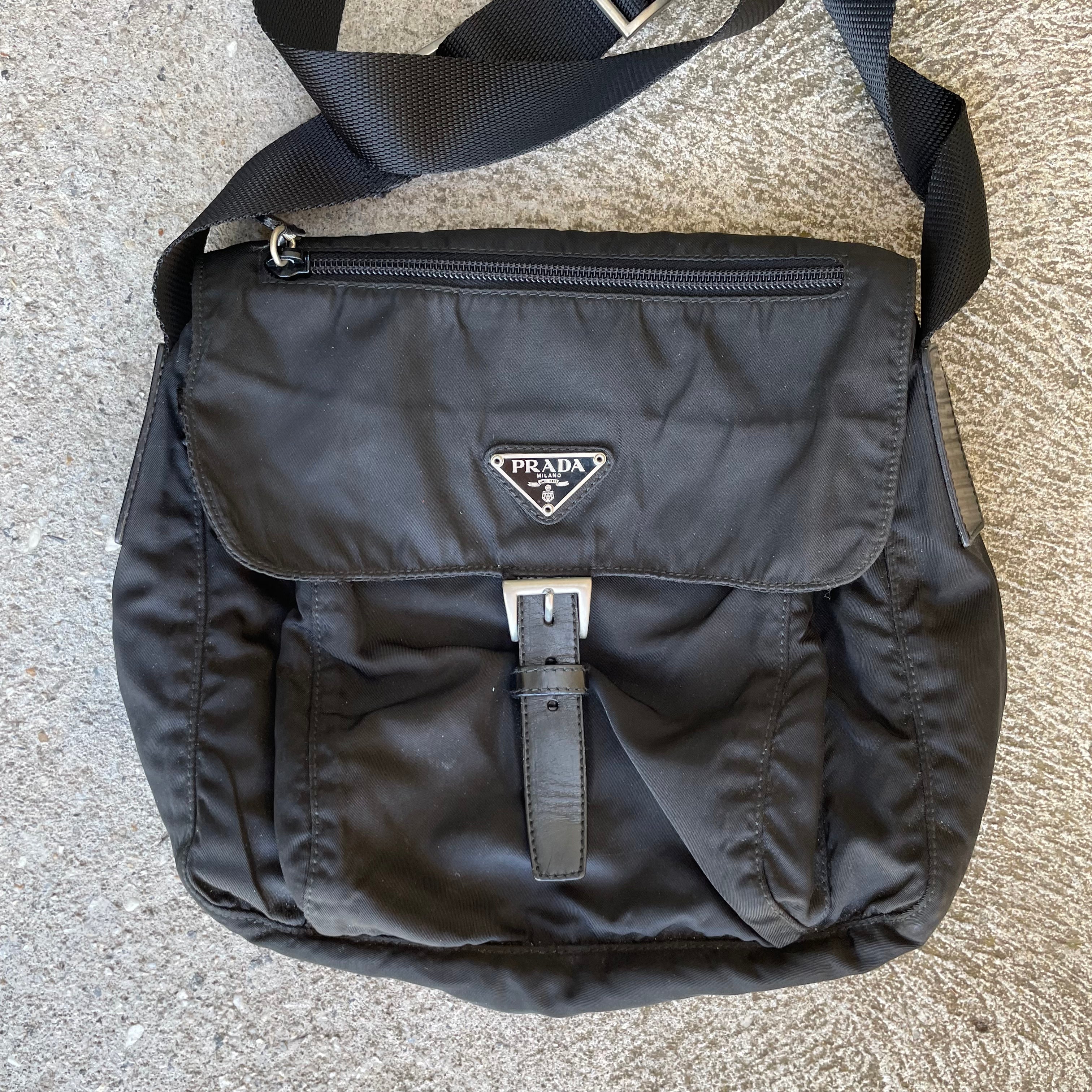 Prada Black Messenger Bag