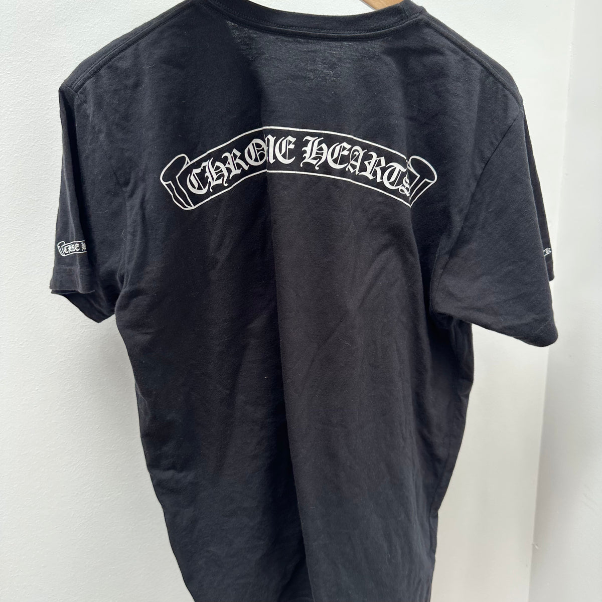 Chrome Hearts Black Pocket Logo Tshirt Size Large – Curated by Charbel