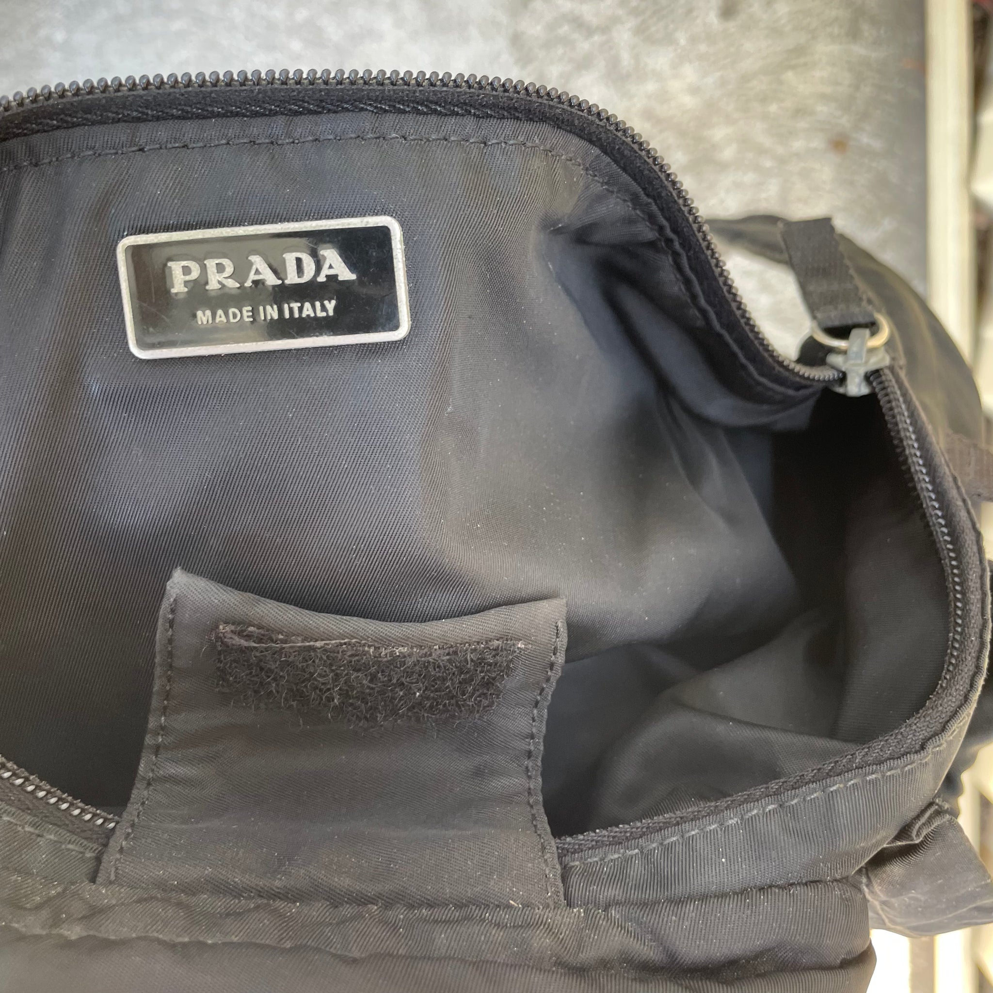 Prada Nylon Black Belt / Bum Bag