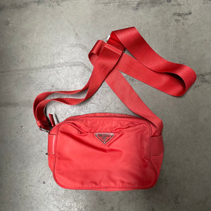 Prada Red Shoulder Bags