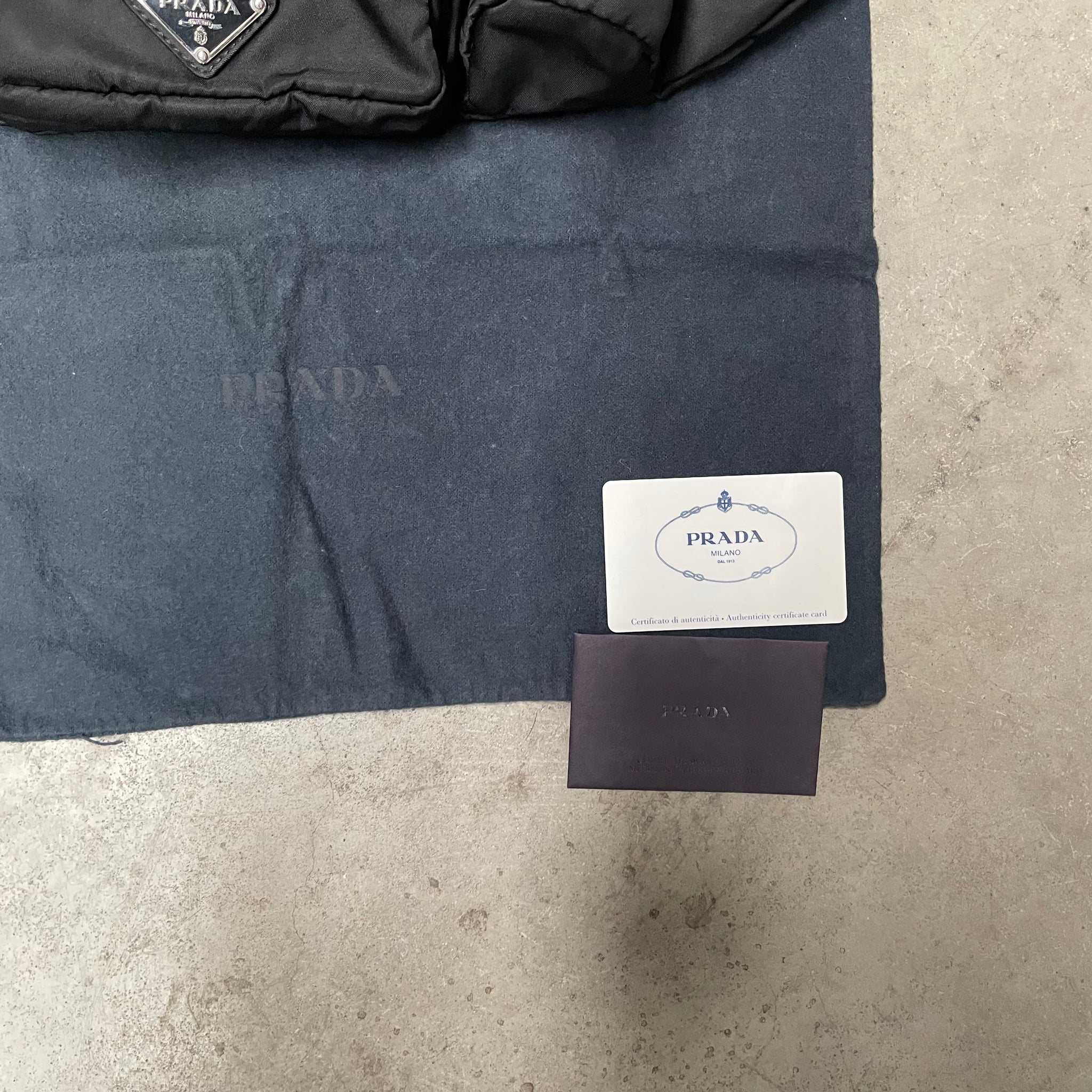 Prada Nylon Leather Belt / Bum Bag