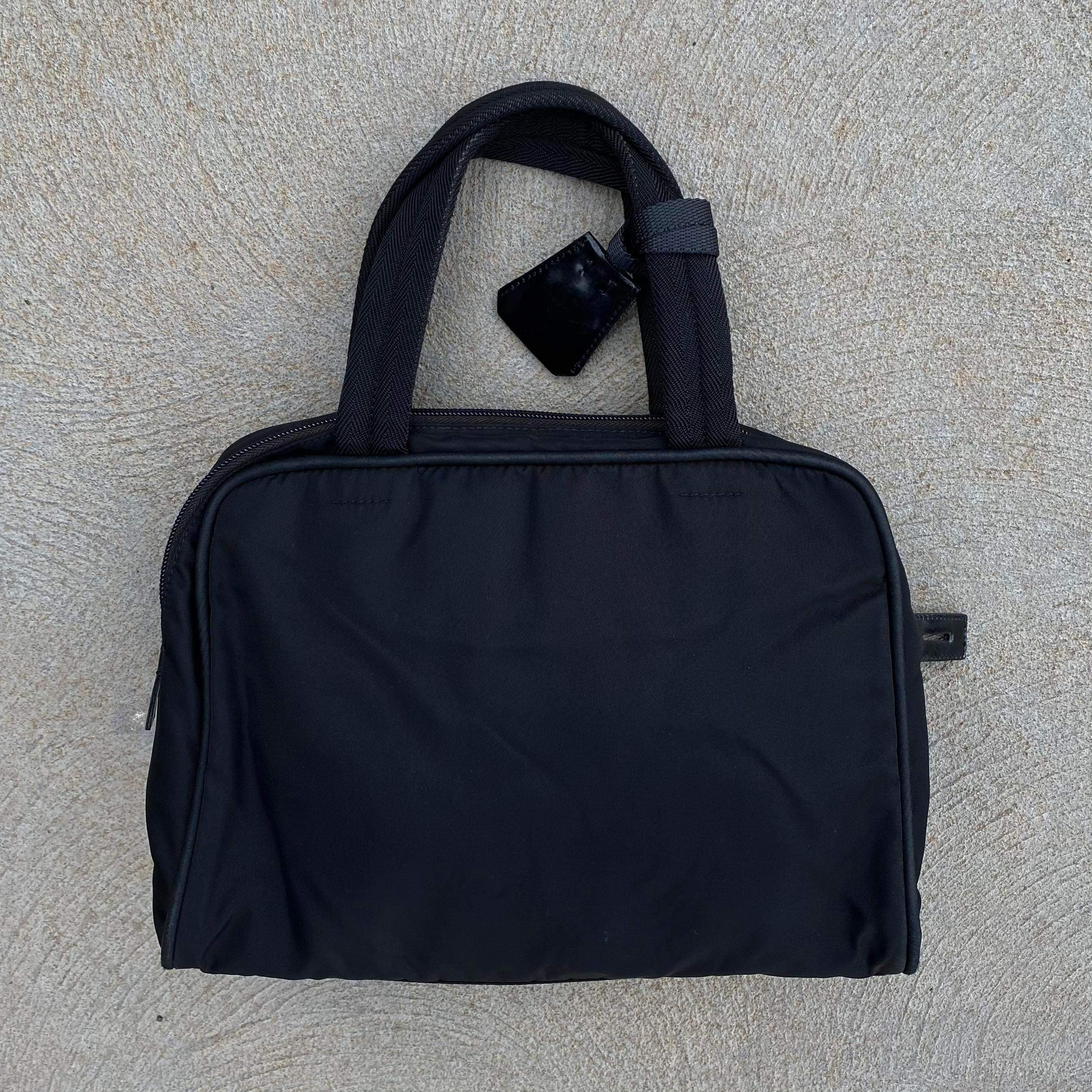 Prada Black Nylon Hand Bag