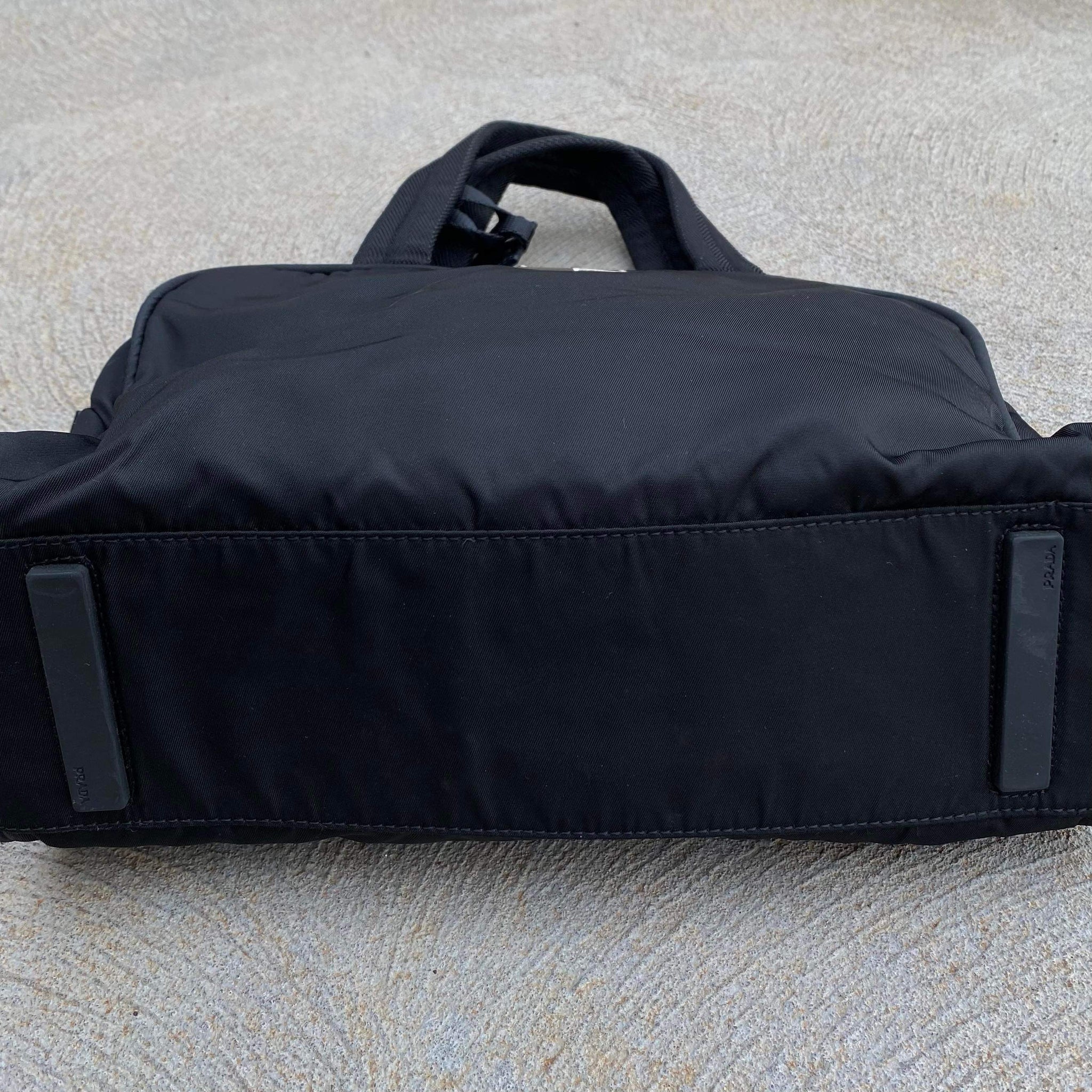 Prada Black Nylon Hand Bag