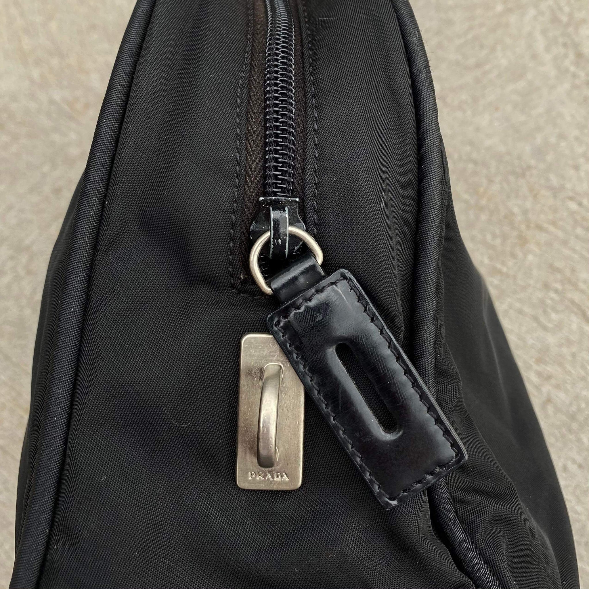 Prada Black Nylon Hand Bag