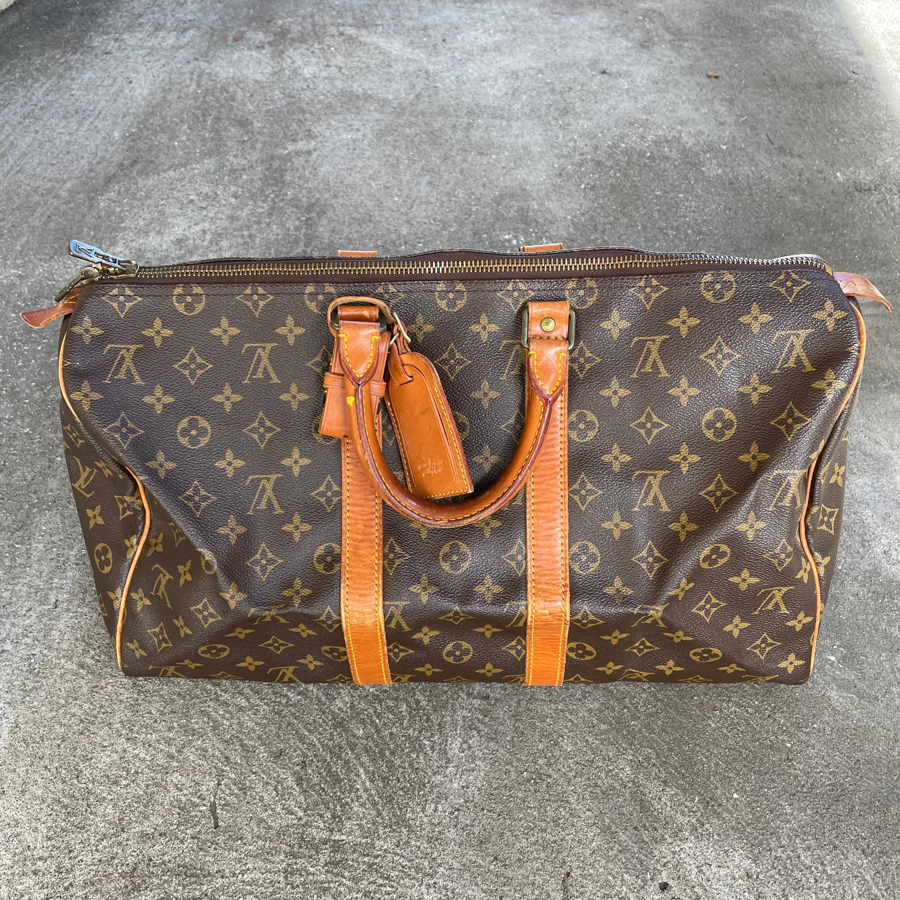 Vintage Louis Vuitton Monogram Keepall 45 (1986) – Curated by Charbel
