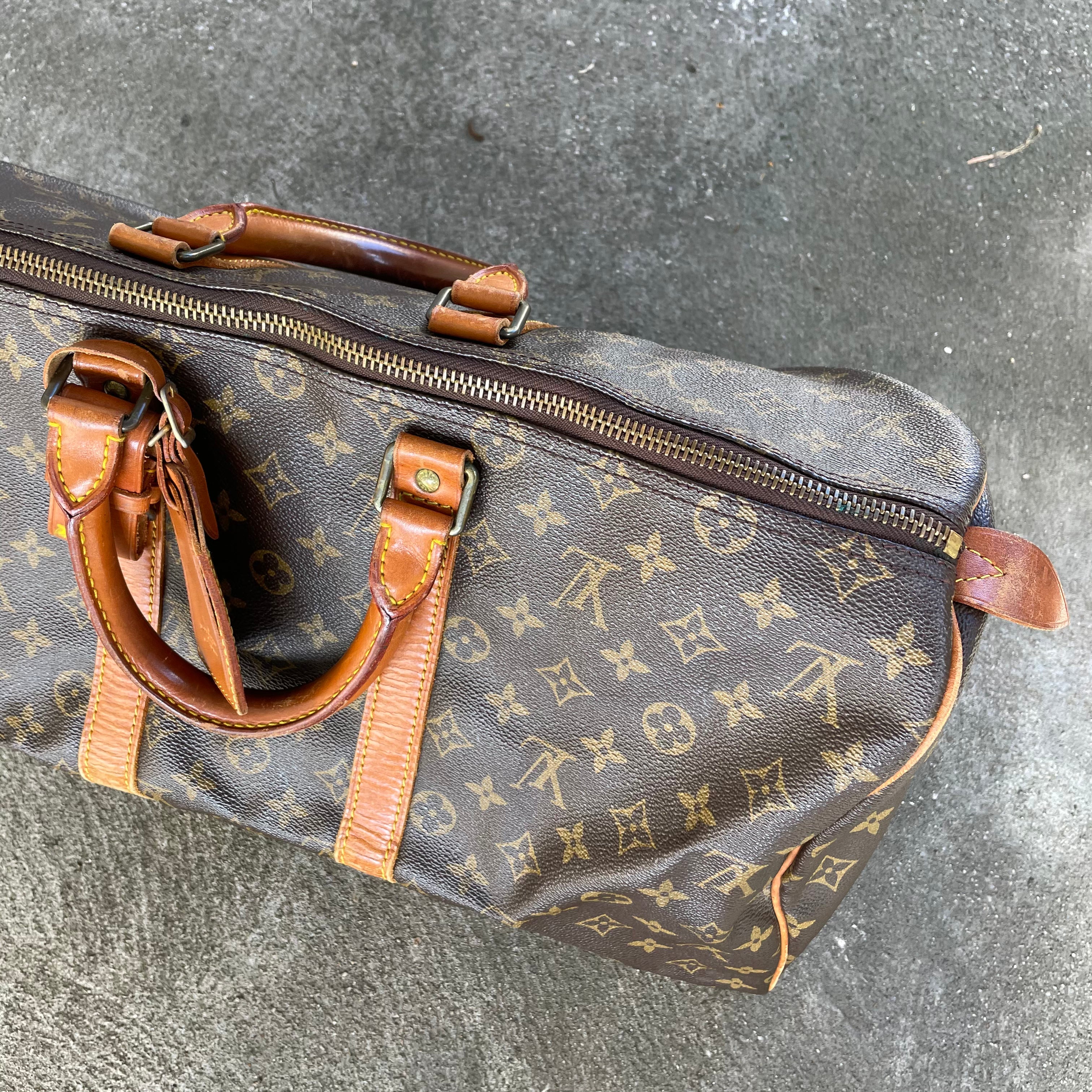 Auténtico bolso de mano de viaje Louis Vuitton vintage con monograma  Keepall 45 0H200080n