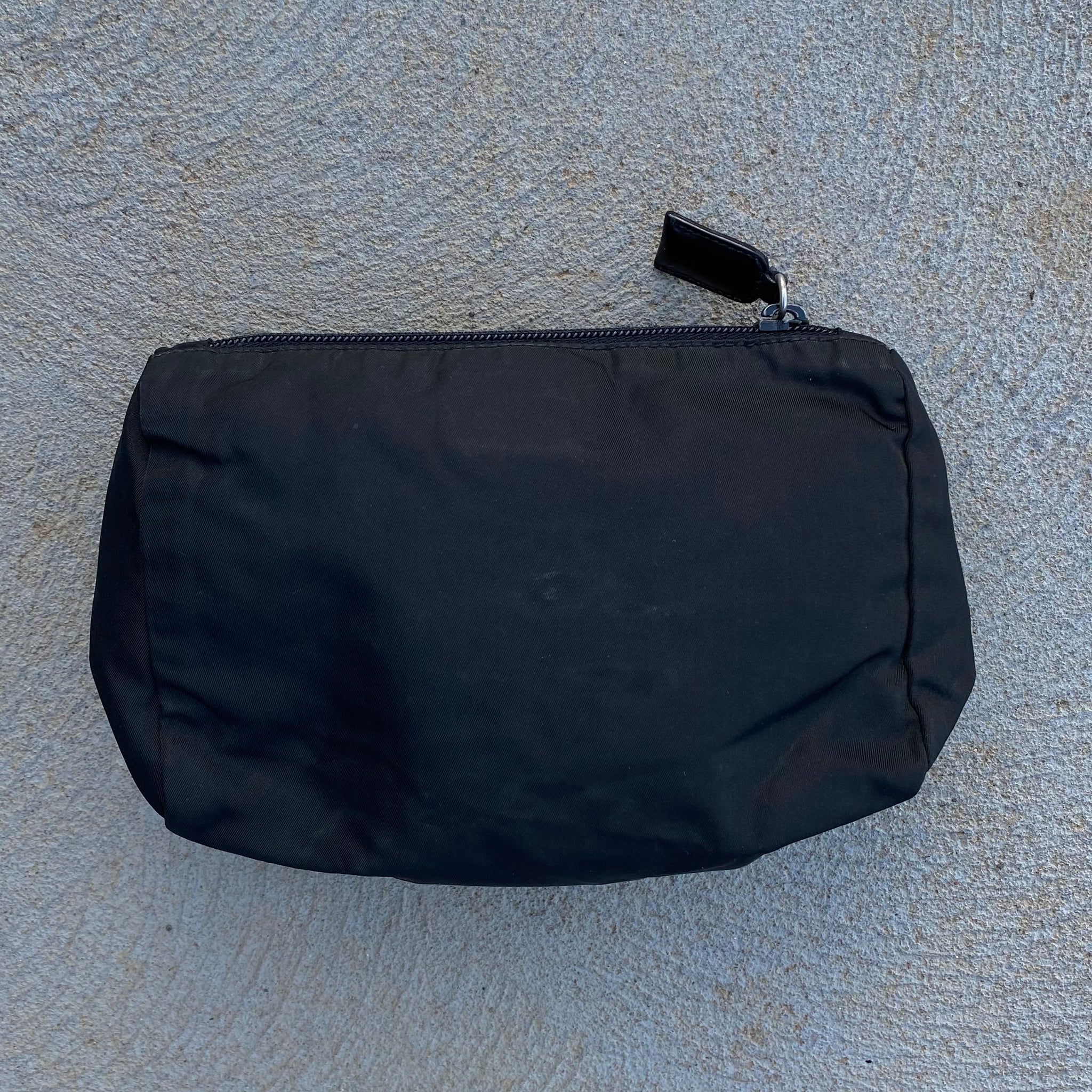 Prada Vintage Nylon Black Pouch