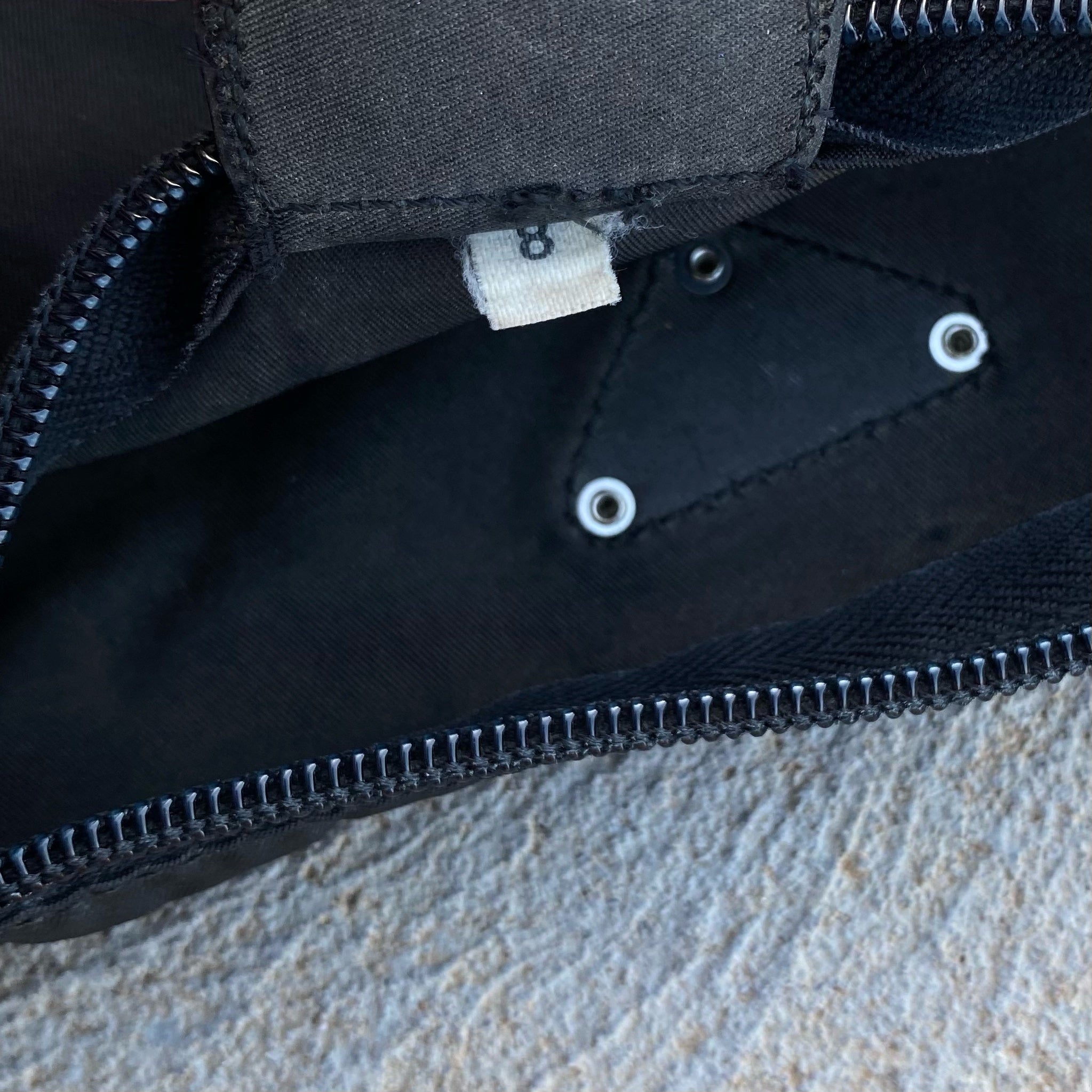Prada Vintage Nylon Black Pouch