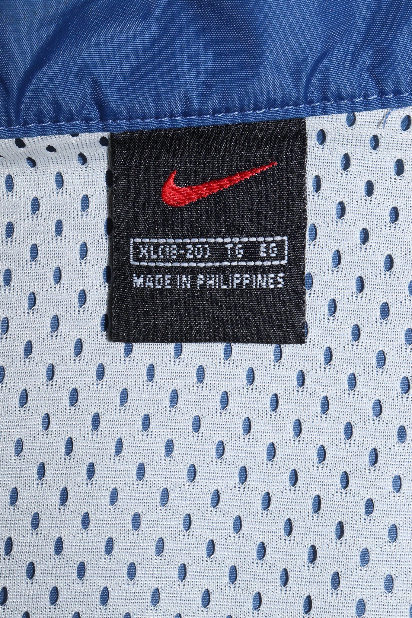 Vintage Nike Embroidered Spellout Mini Swoosh Collared Work Spray Jacket