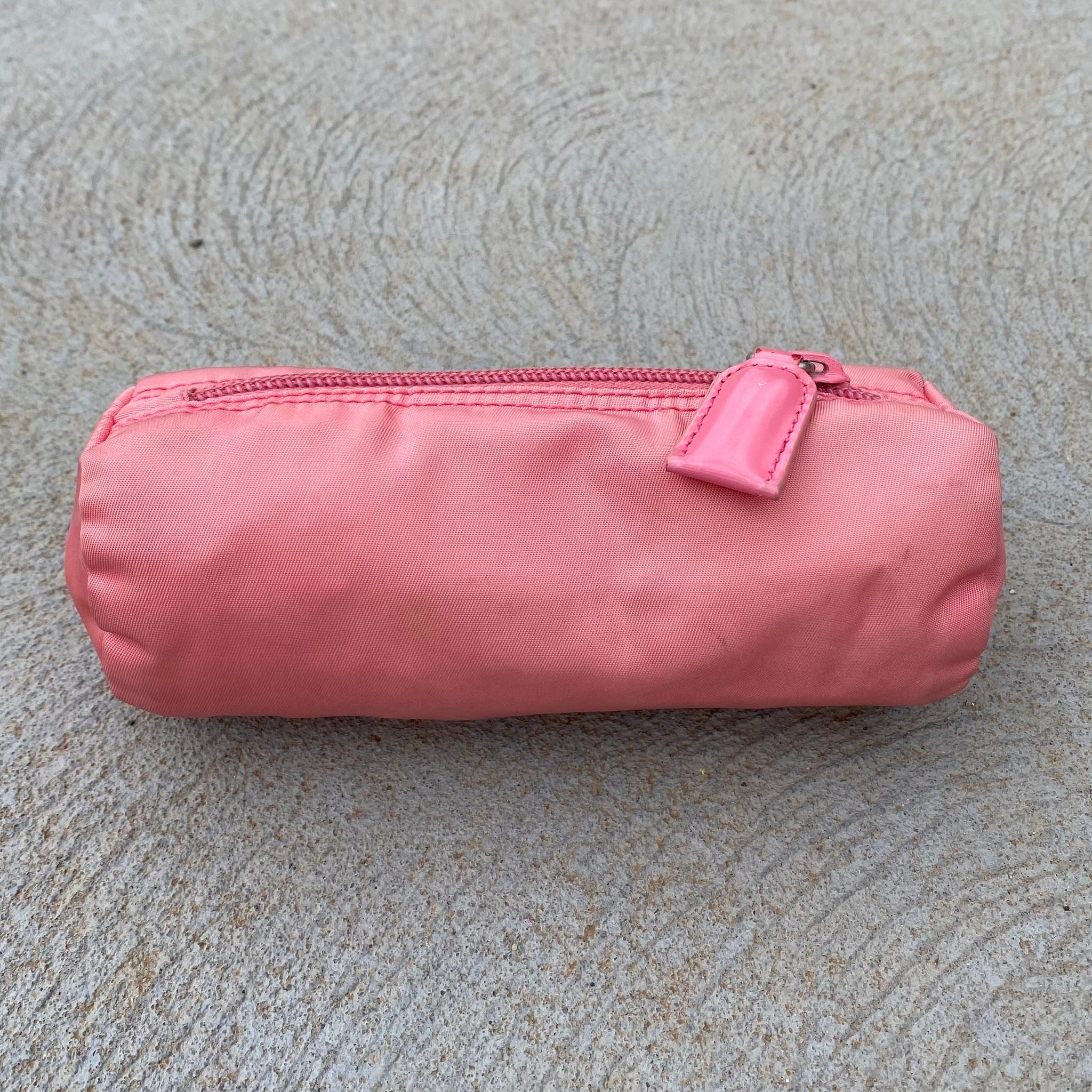 Prada Vintage Nylon Pink Mini Pouch