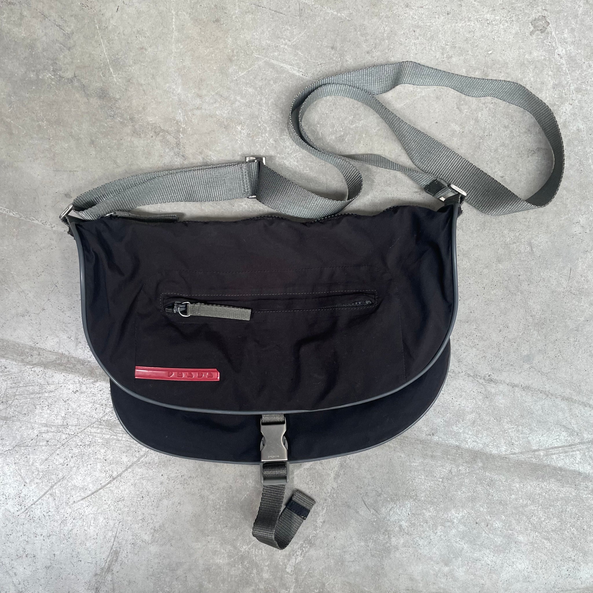 Prada Sports Buckle Messenger Bag
