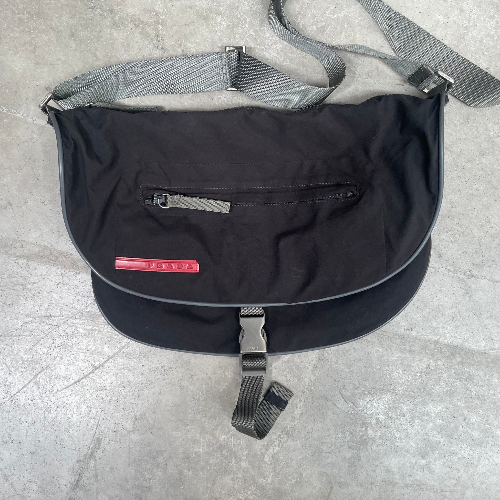 Prada Sports Buckle Messenger Bag