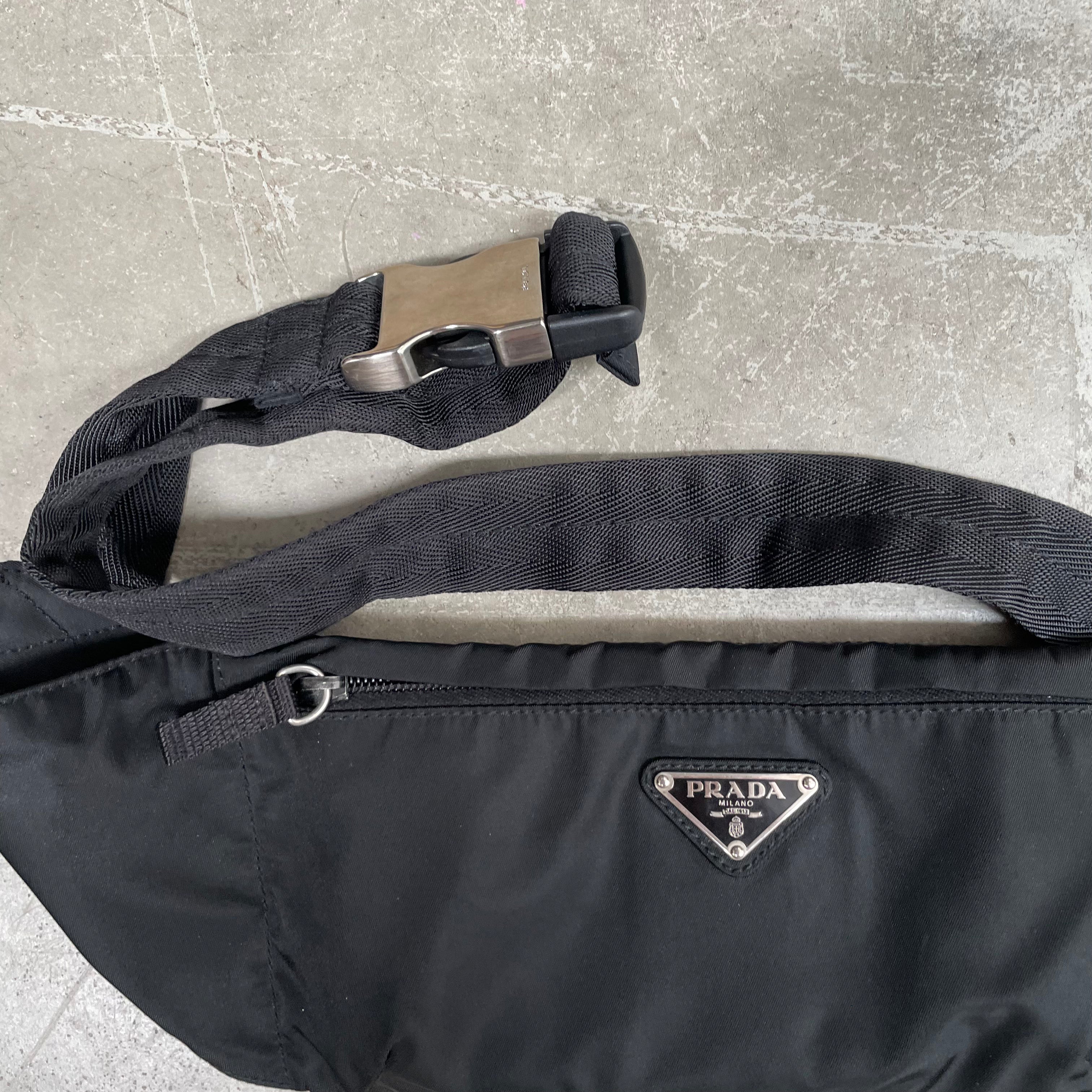 Prada Black Belt / Bum Bag