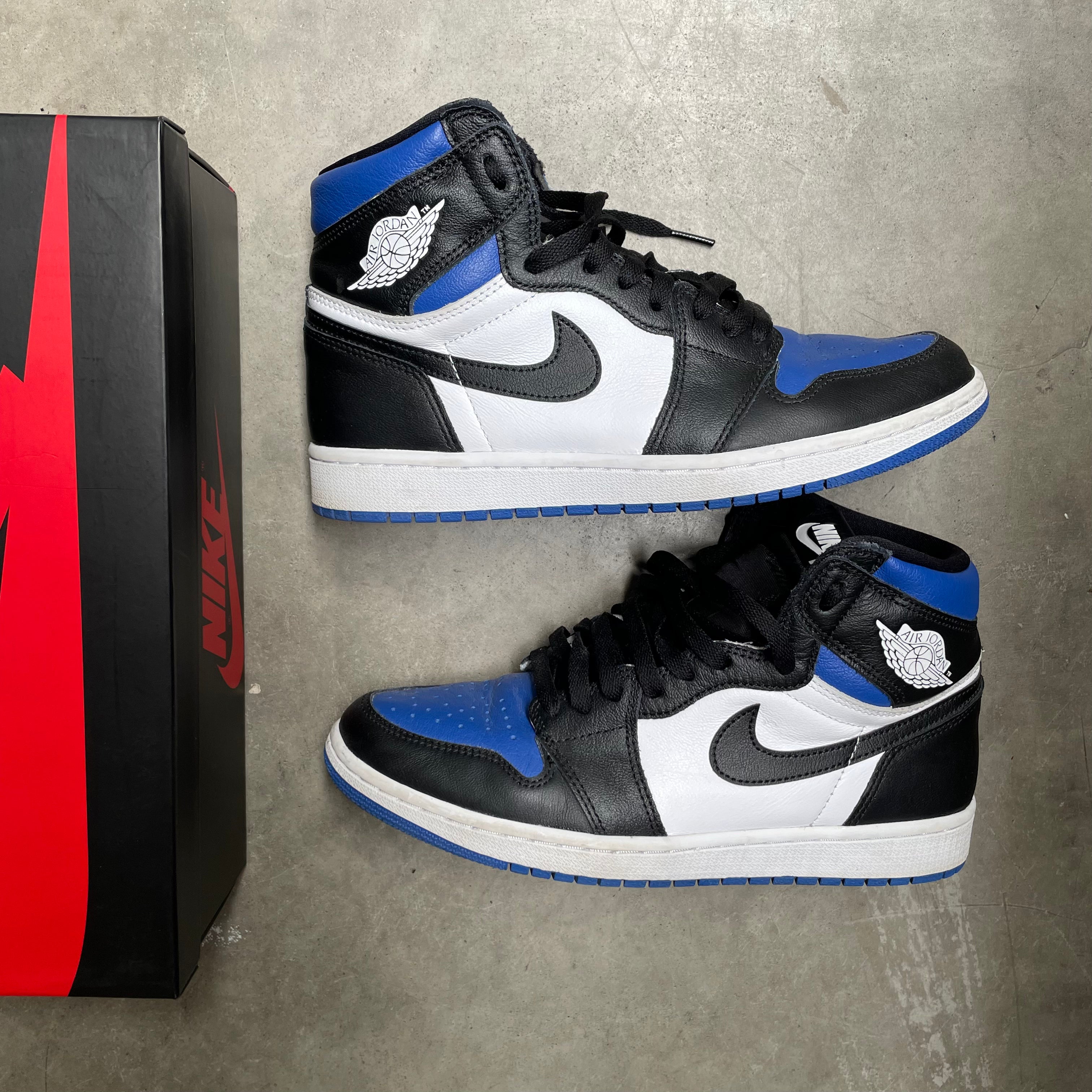 Jordan 1 deals royal toe high