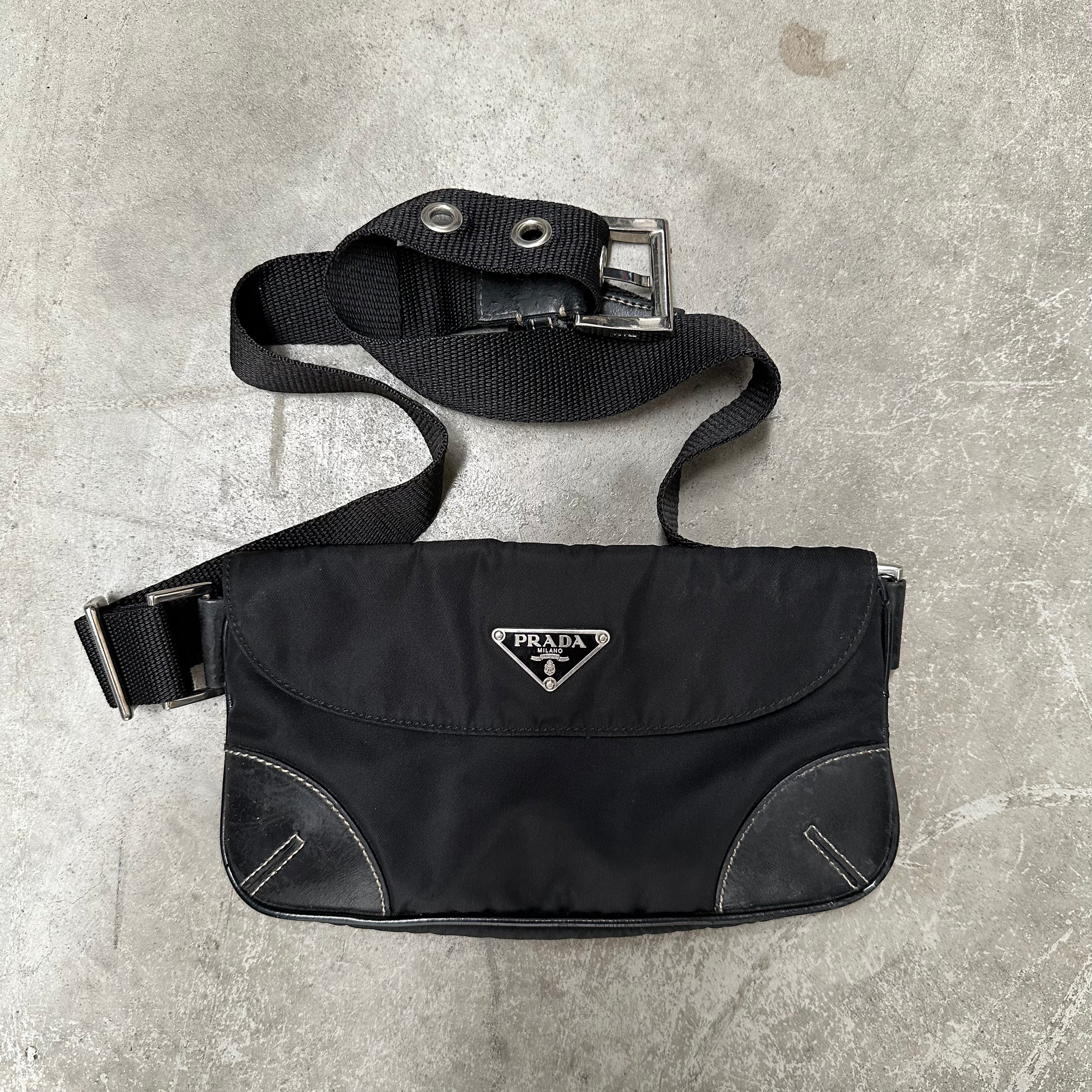 Prada nylon bum bag hotsell