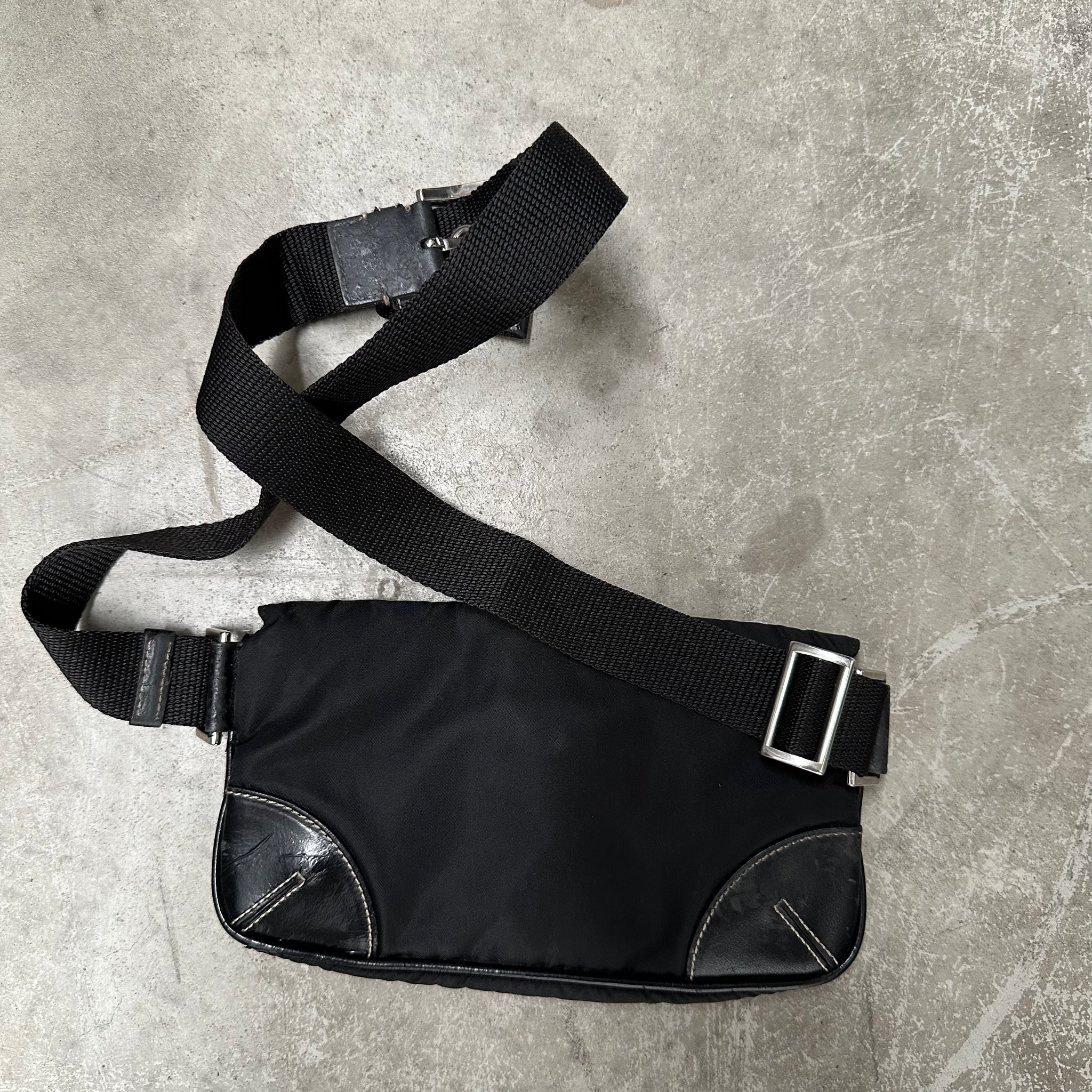 Prada Mini Belt/Bum Bag Nylon Black