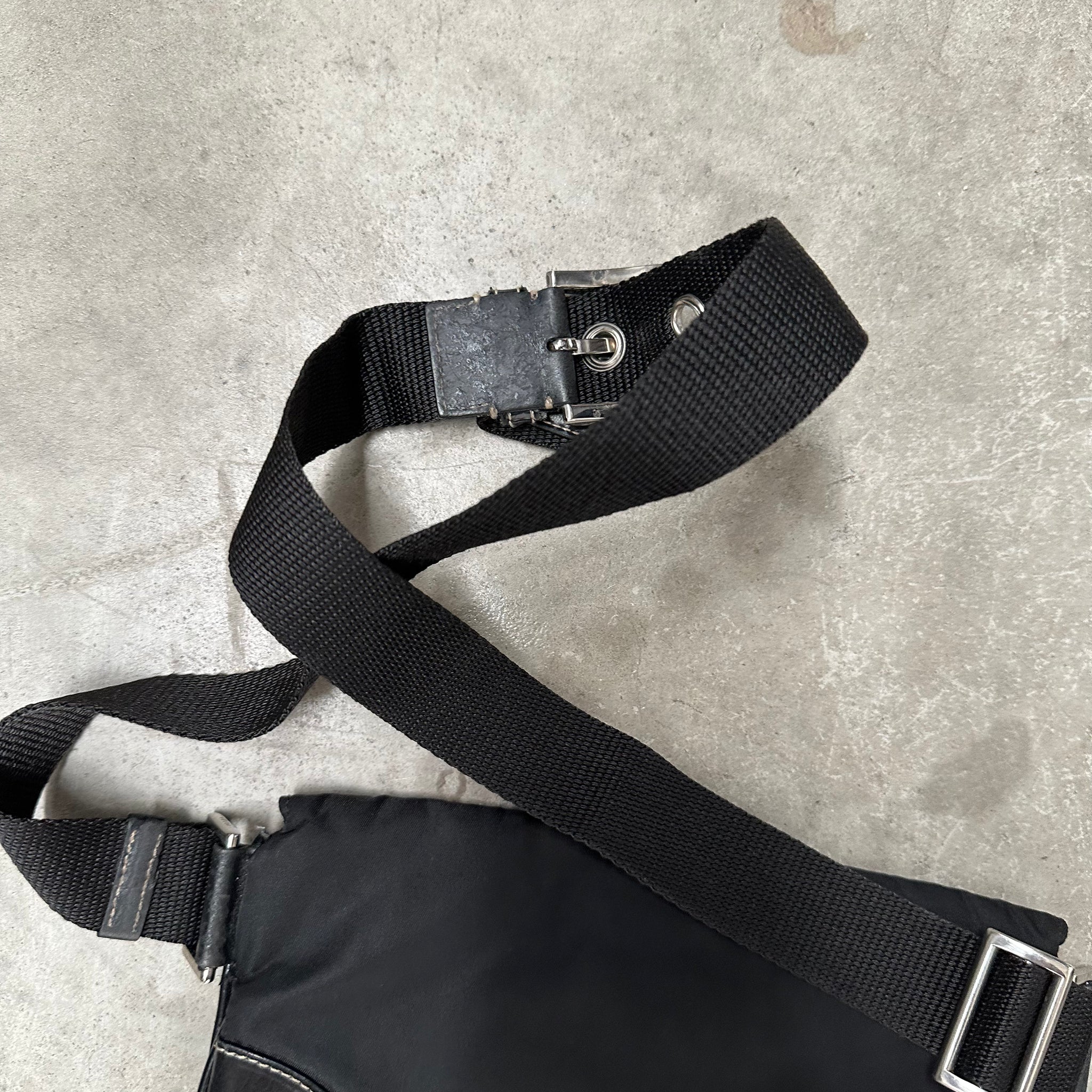Prada Mini Belt/Bum Bag Nylon Black