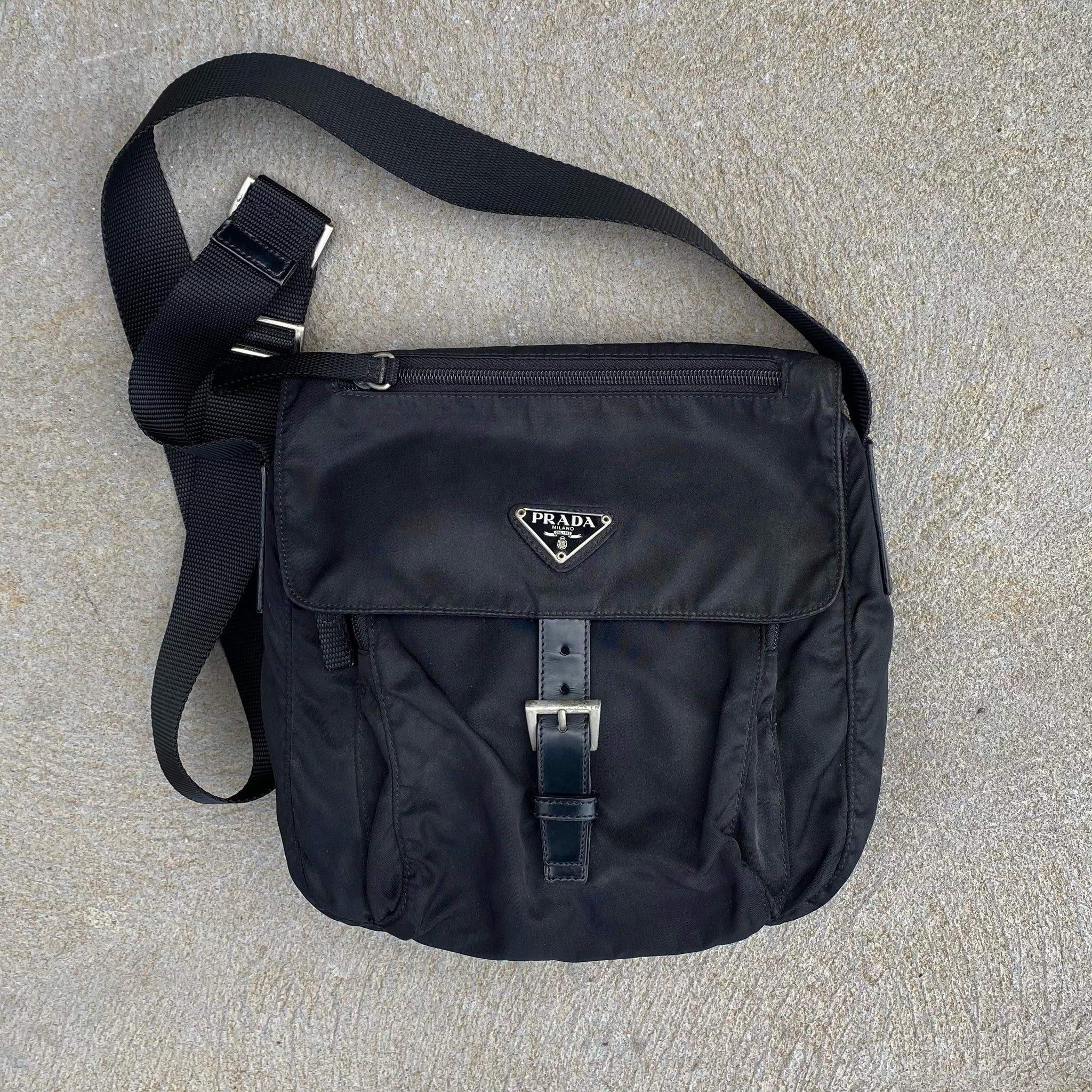 Prada Black Messenger Bag